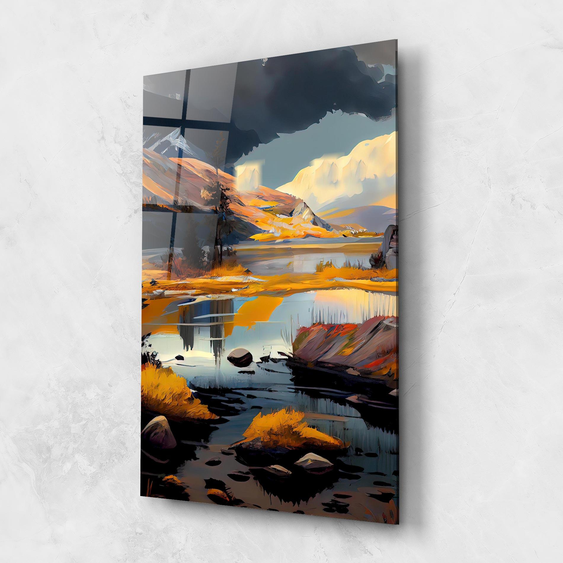 Üvegkép Autumn Landscape mockup 1