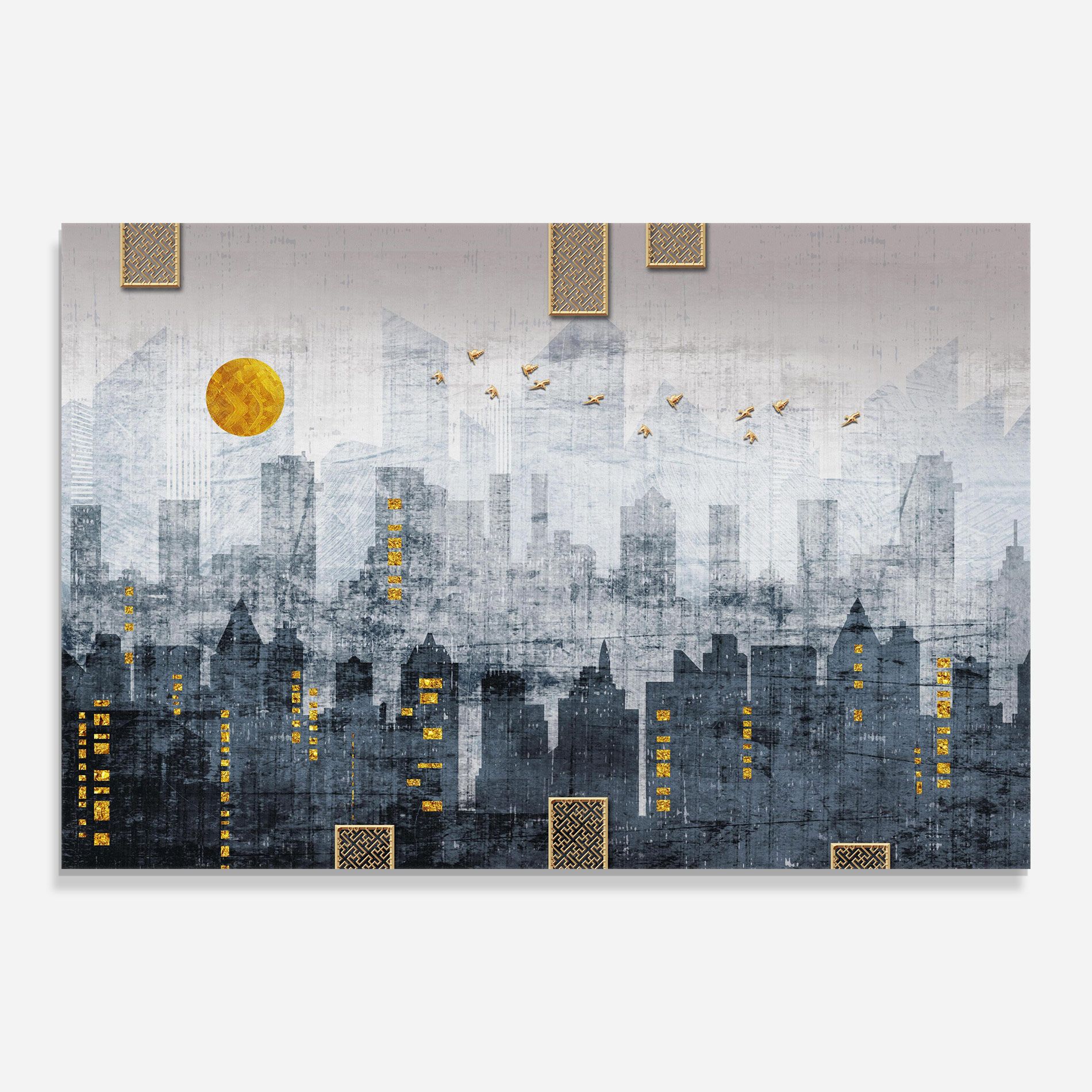 Golden Cityscape mockup 0