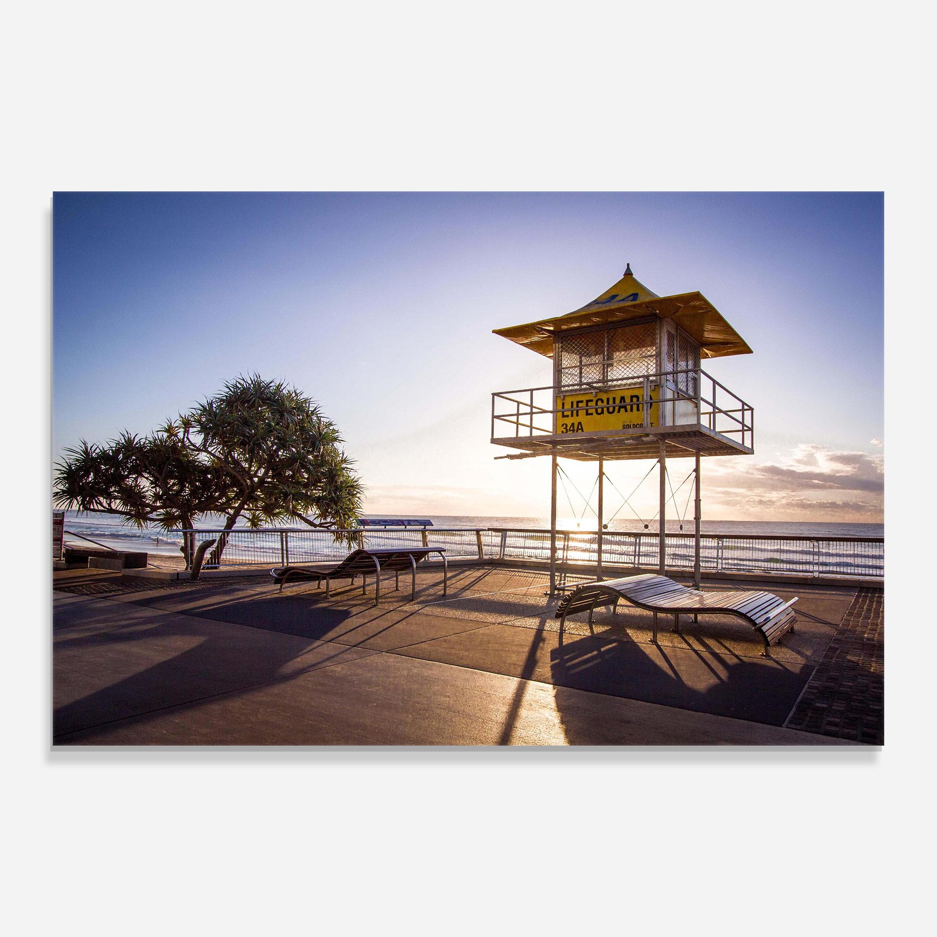 Üvegkép Sunny Building Day mockup 0