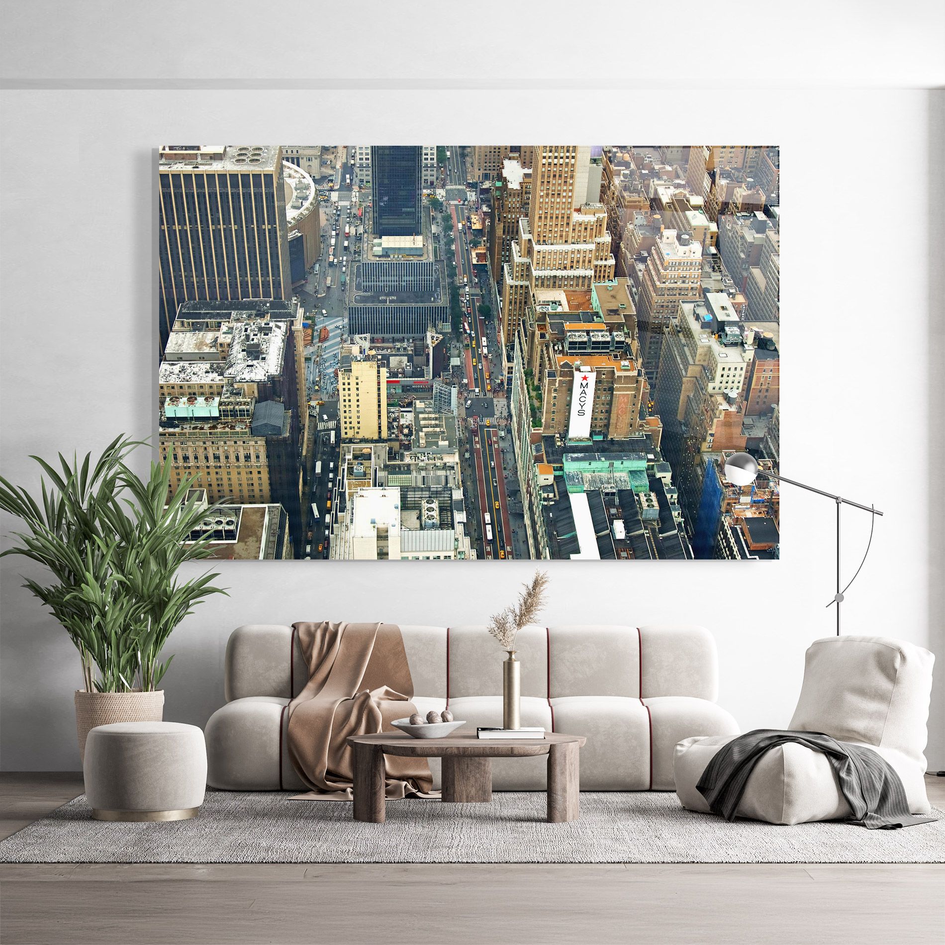 Cream Tall Building mockup 9