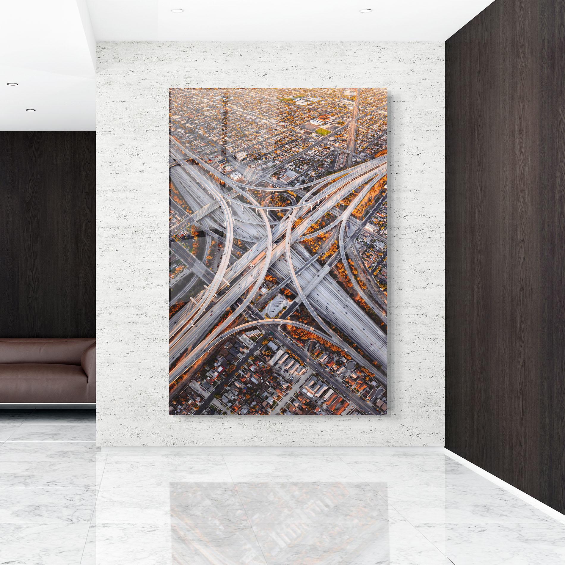 Üvegkép Big Road City mockup 9
