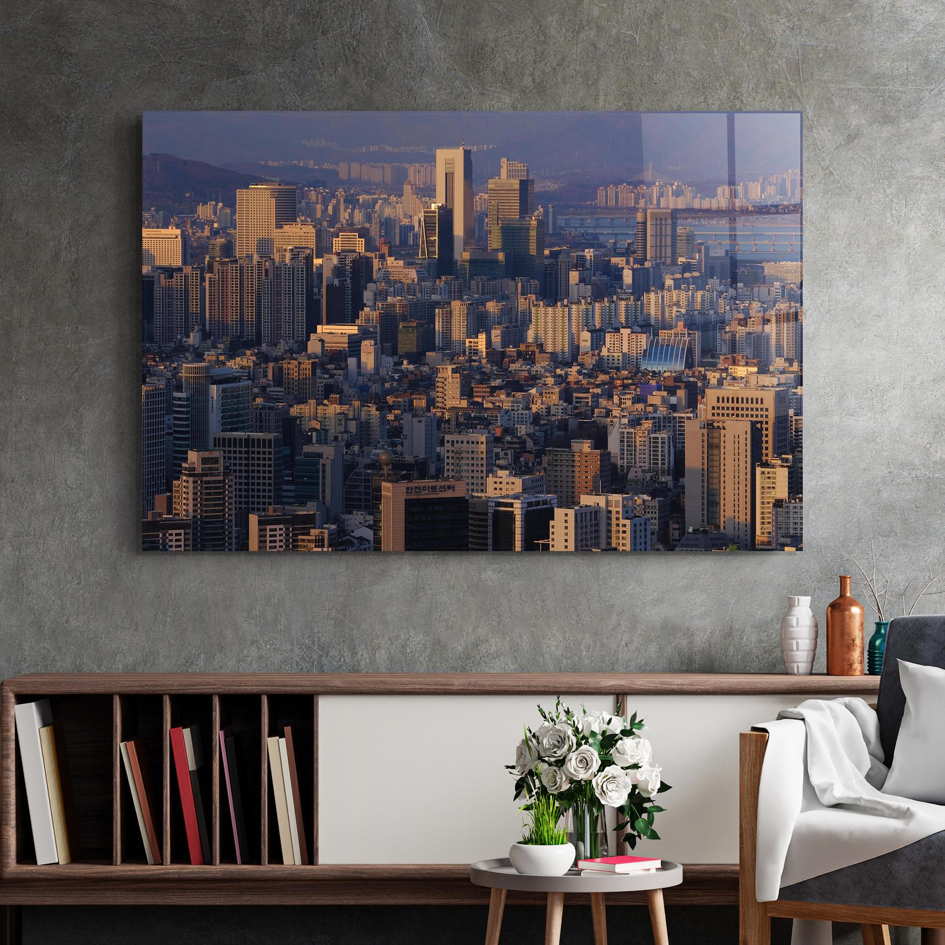 Üvegkép Big City mockup 2