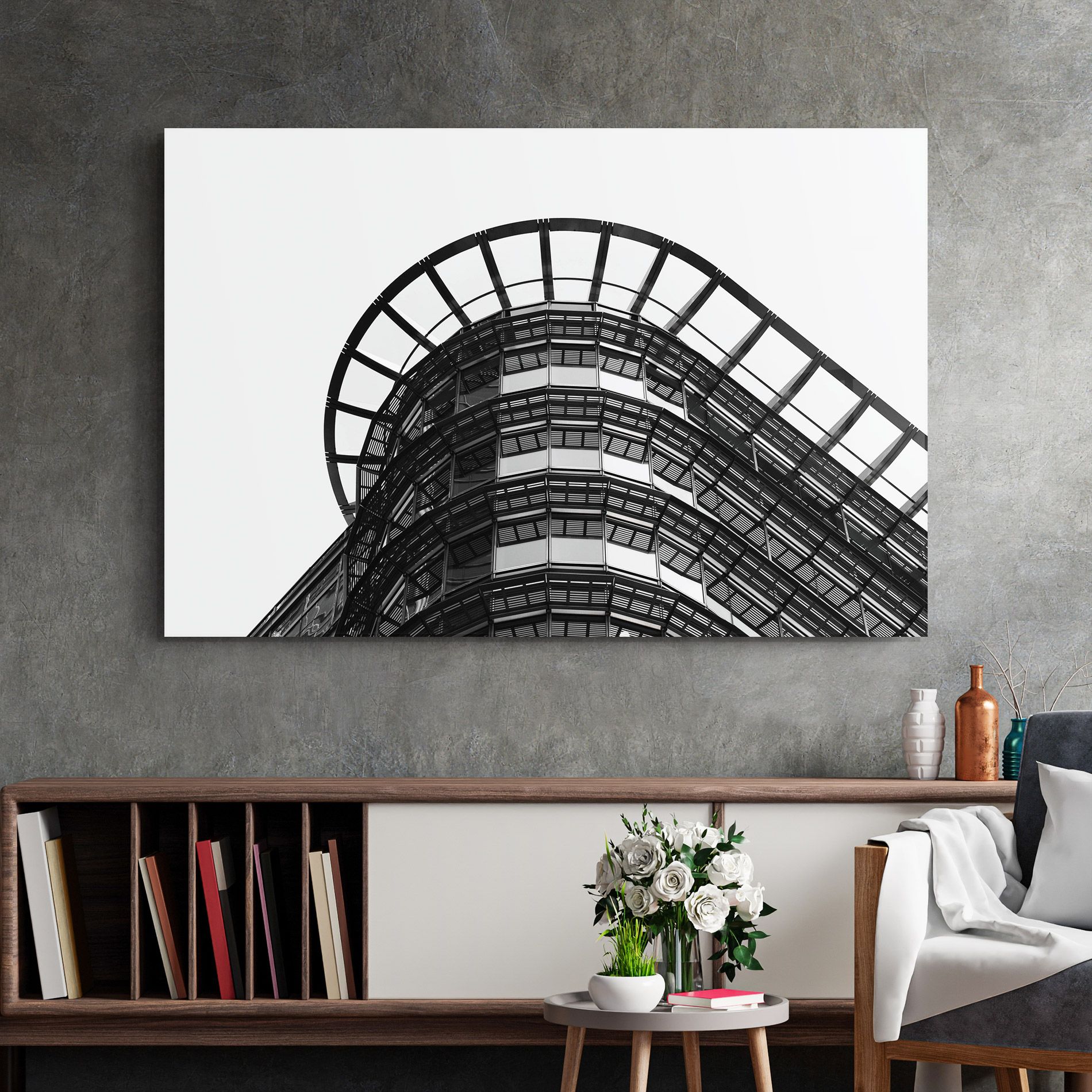 Circle Grey Tower mockup 2