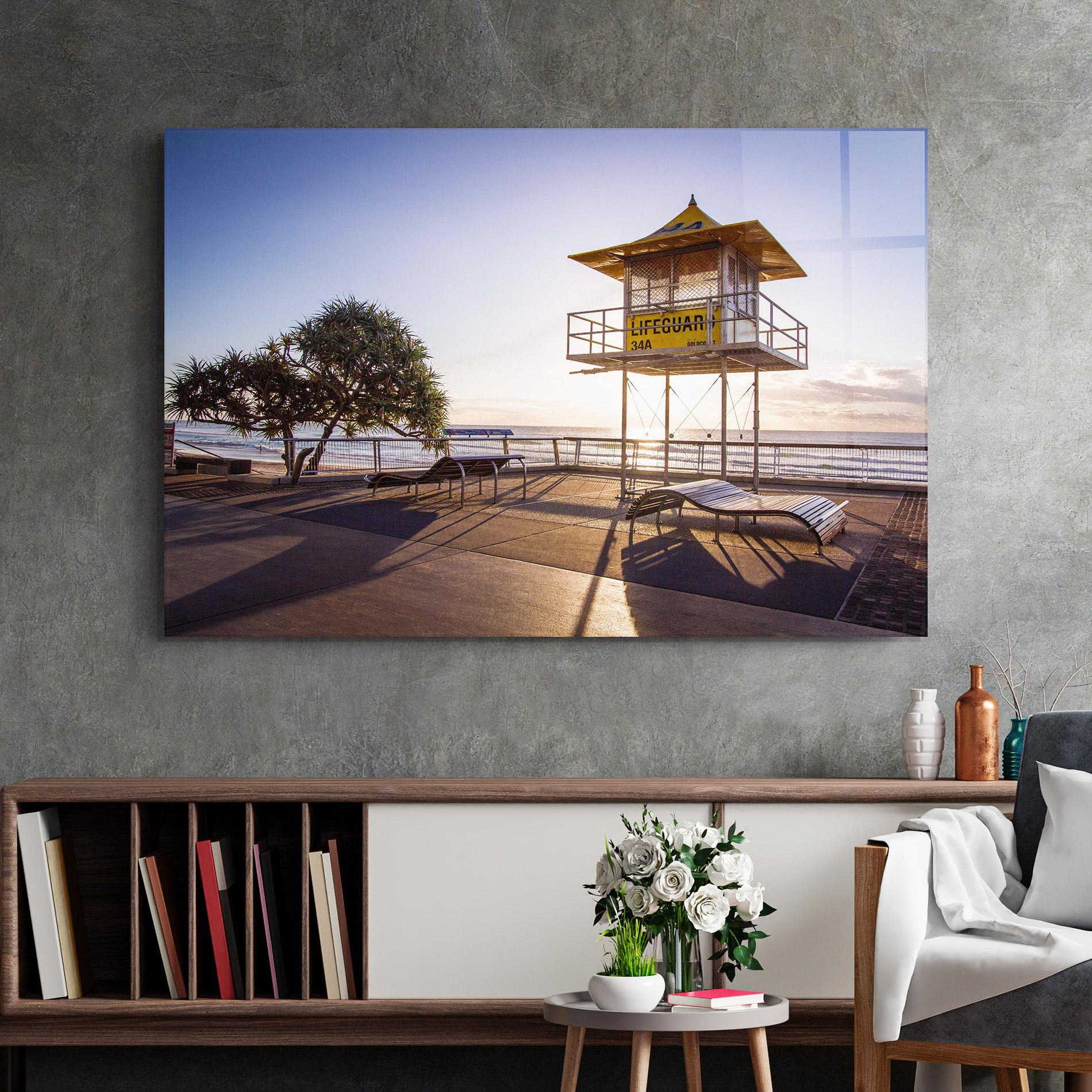 Üvegkép Sunny Building Day mockup 2