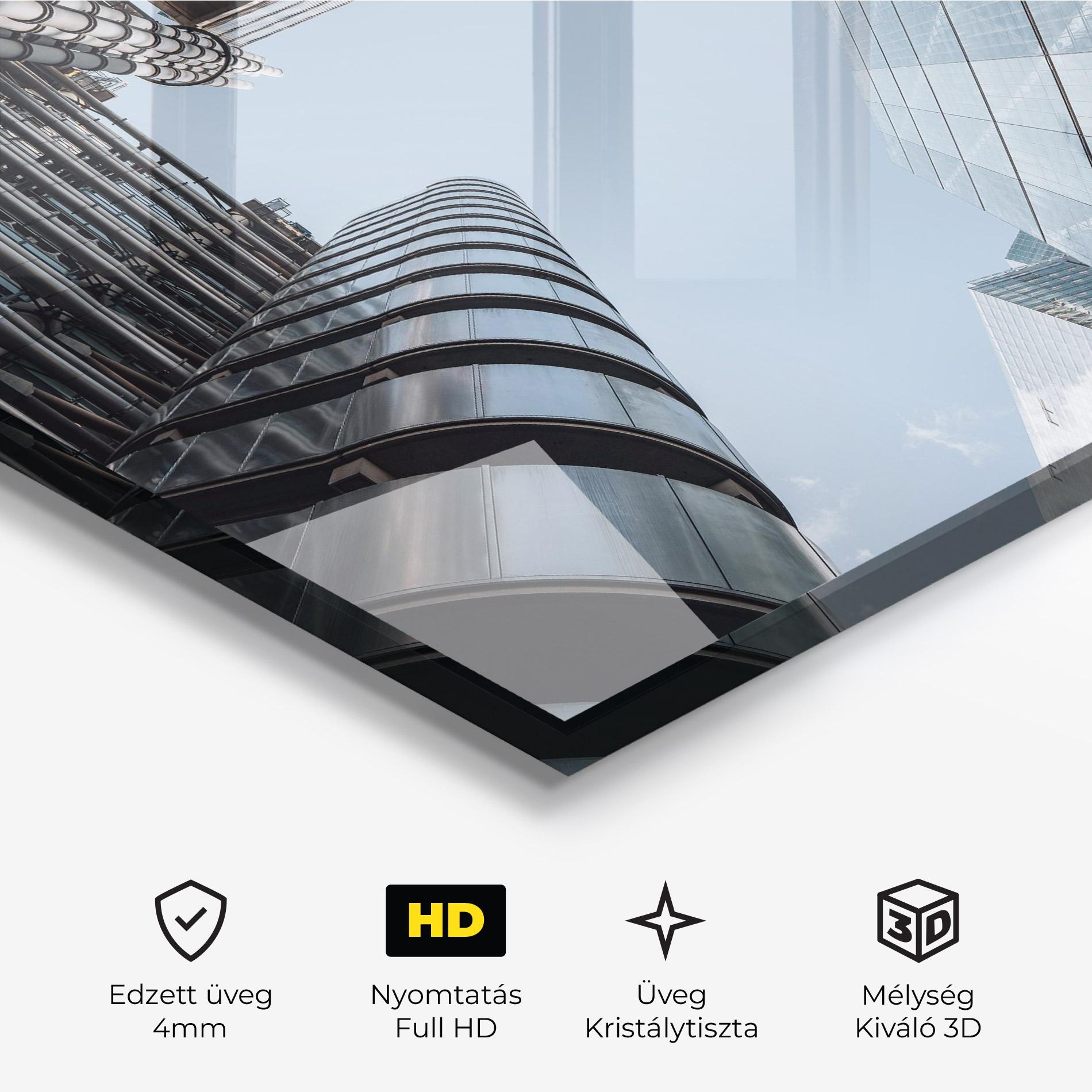 Üvegkép Big Glass Building mockup 3