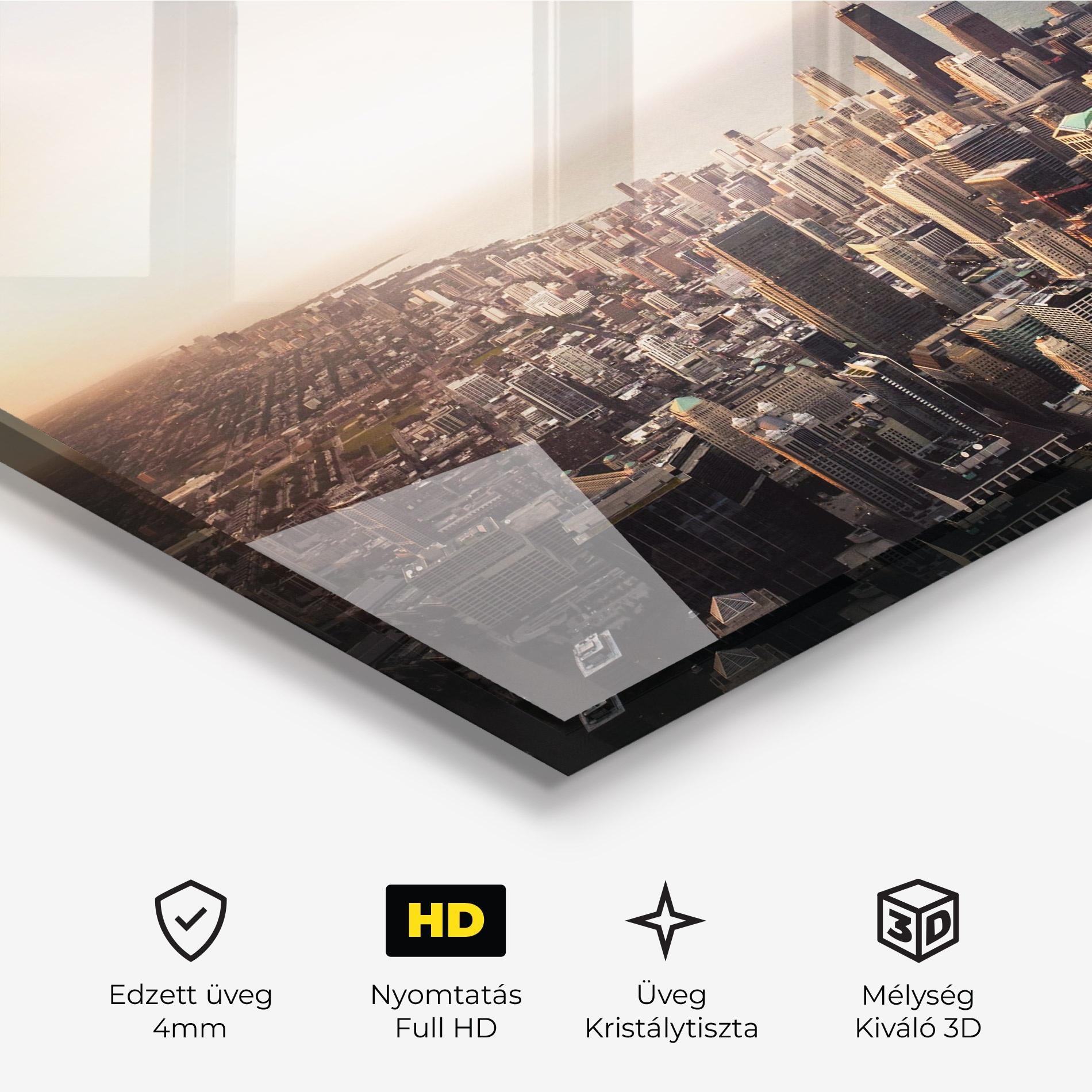 Üvegkép City Buildings mockup 3