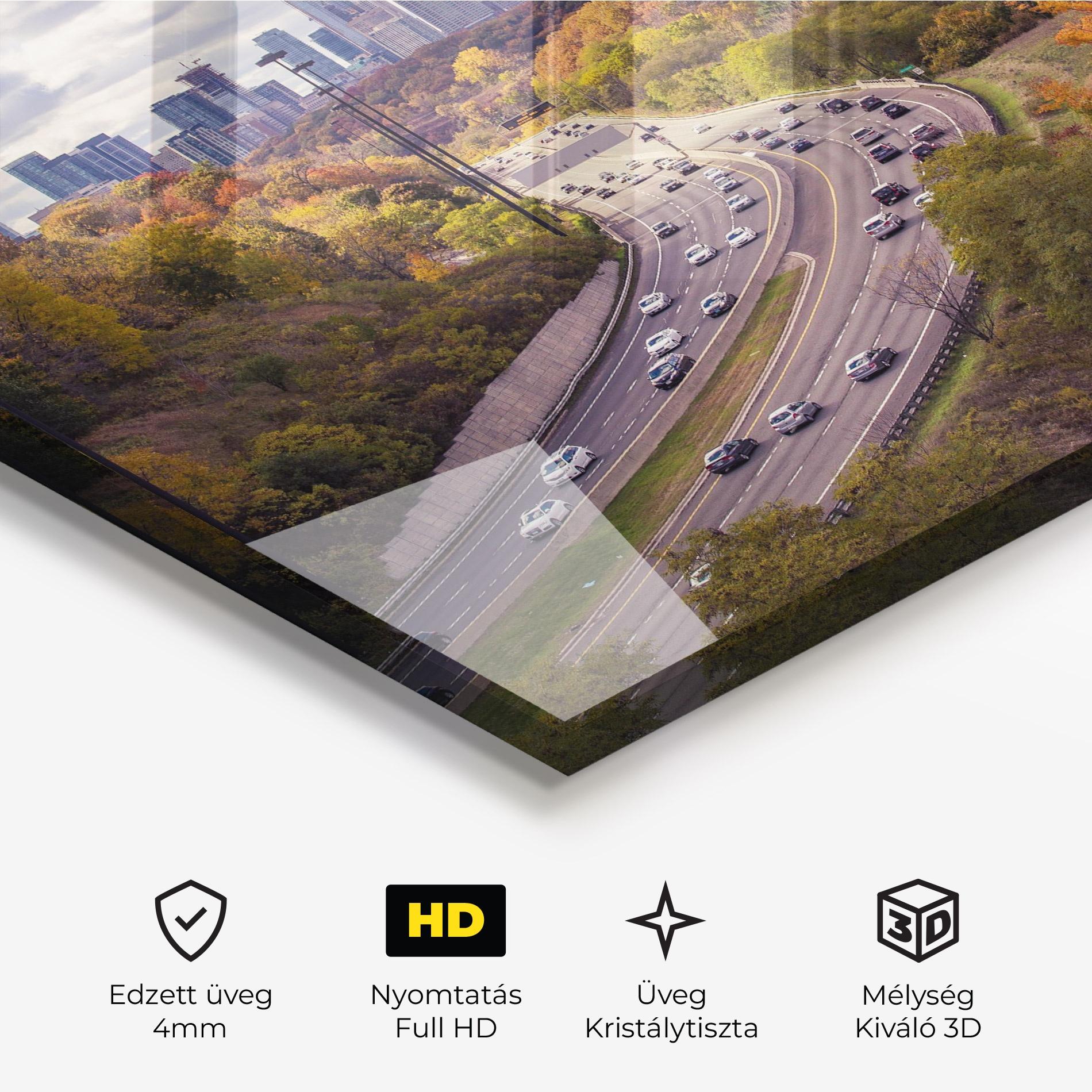 Üvegkép City Road mockup 3