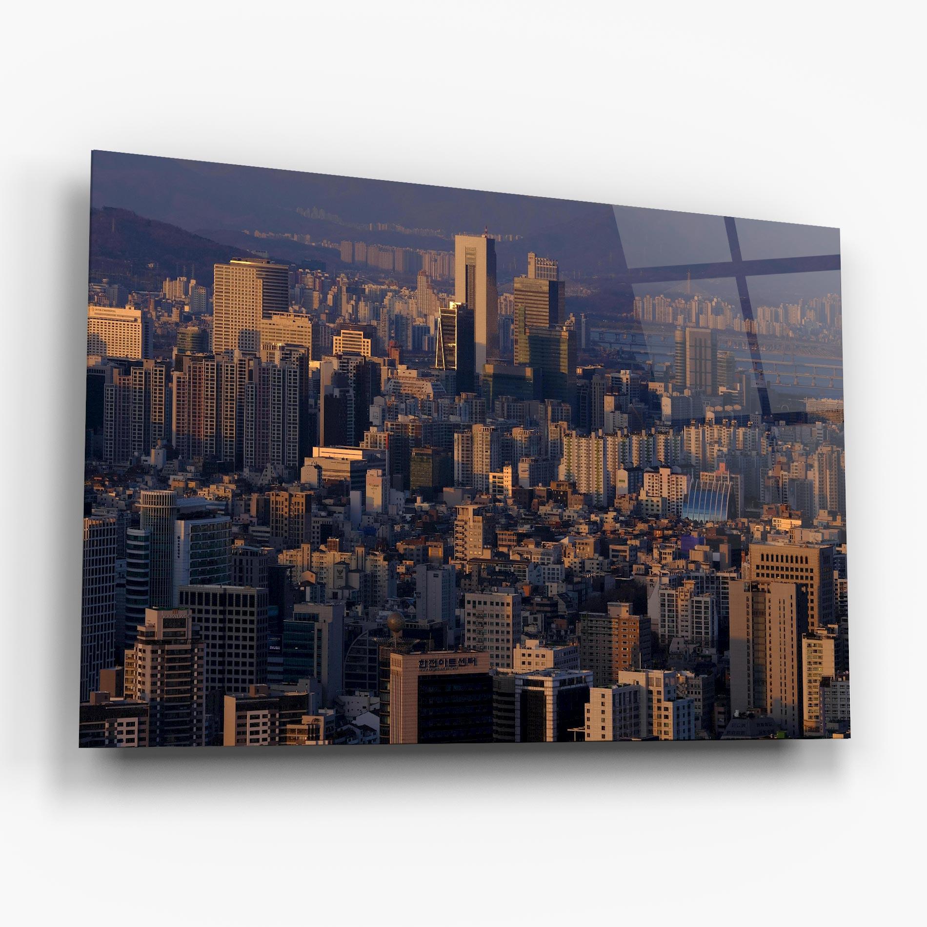 Üvegkép Big City mockup 6