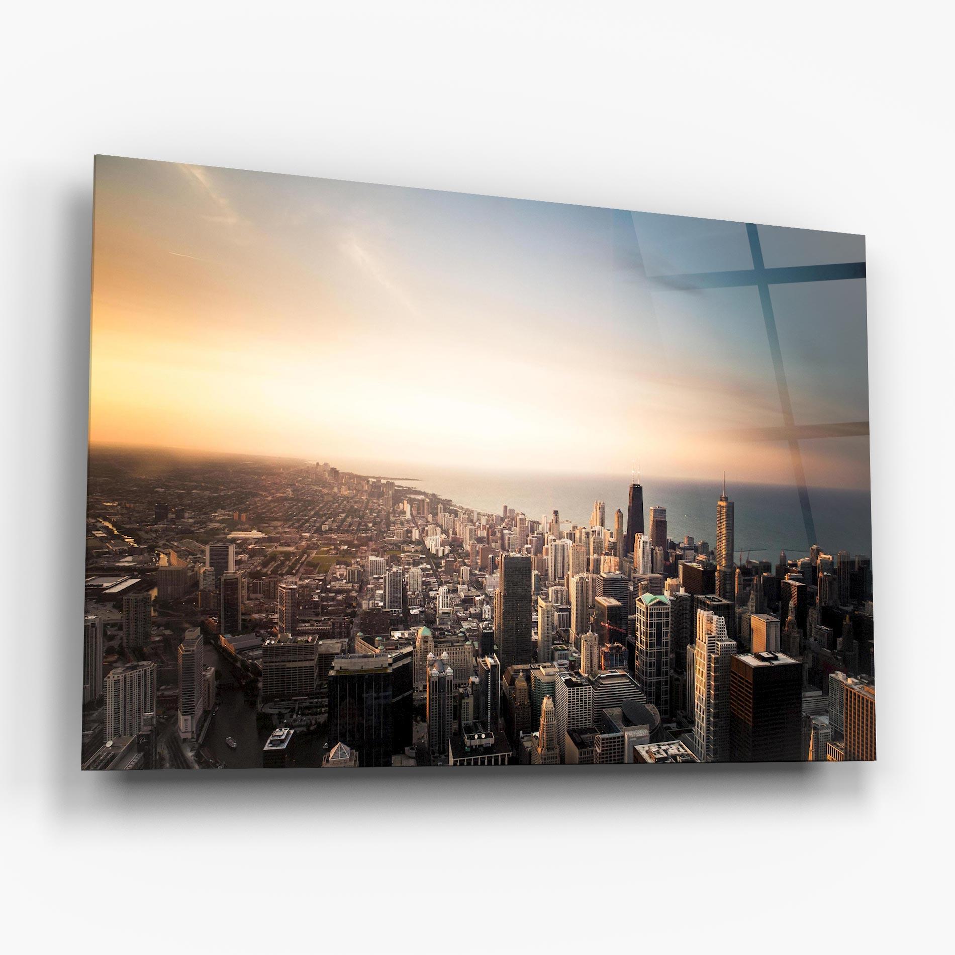 Üvegkép City Buildings mockup 6