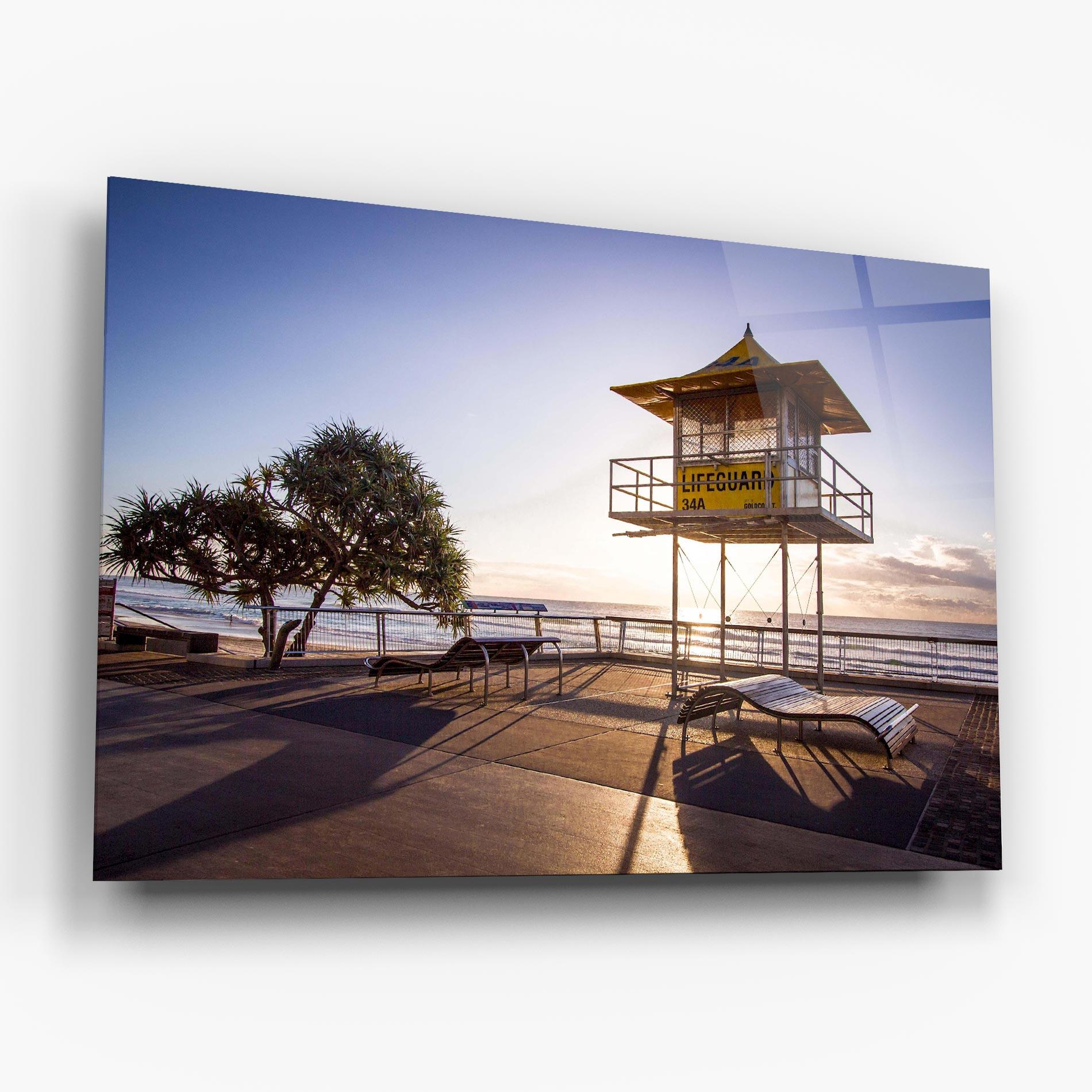 Üvegkép Sunny Building Day mockup 6