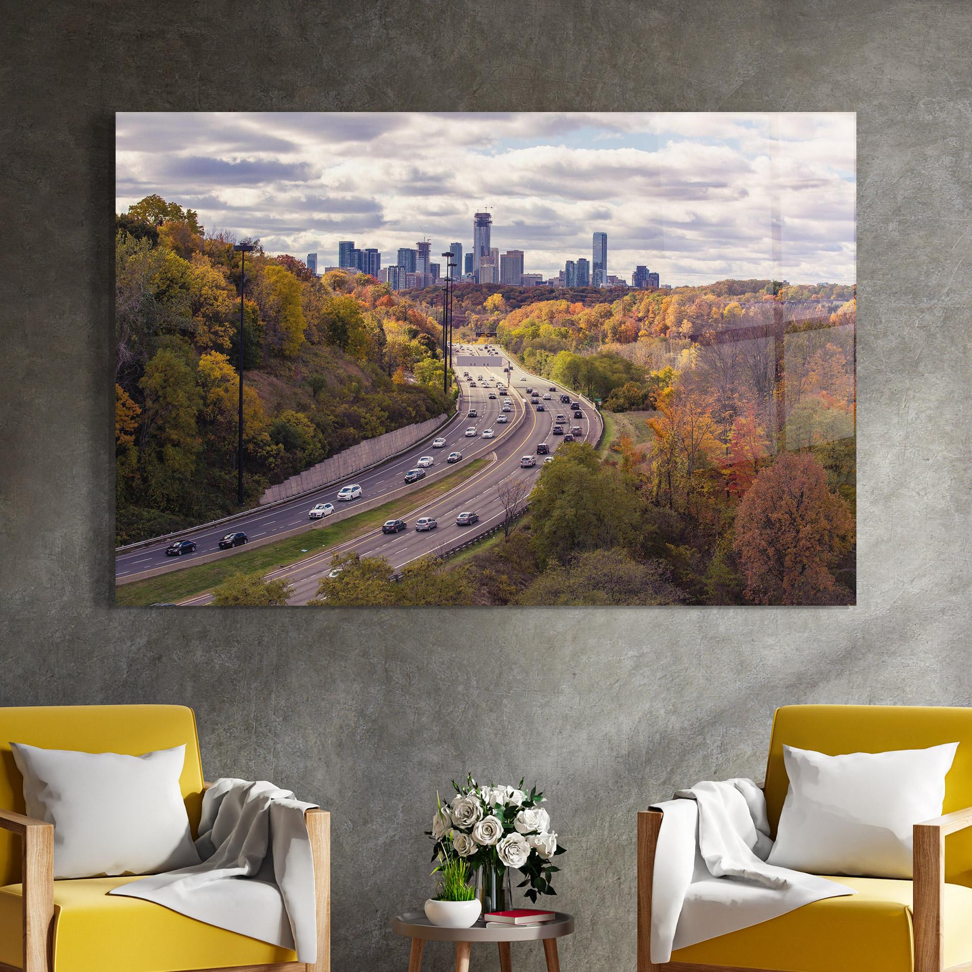 Üvegkép City Road mockup 4