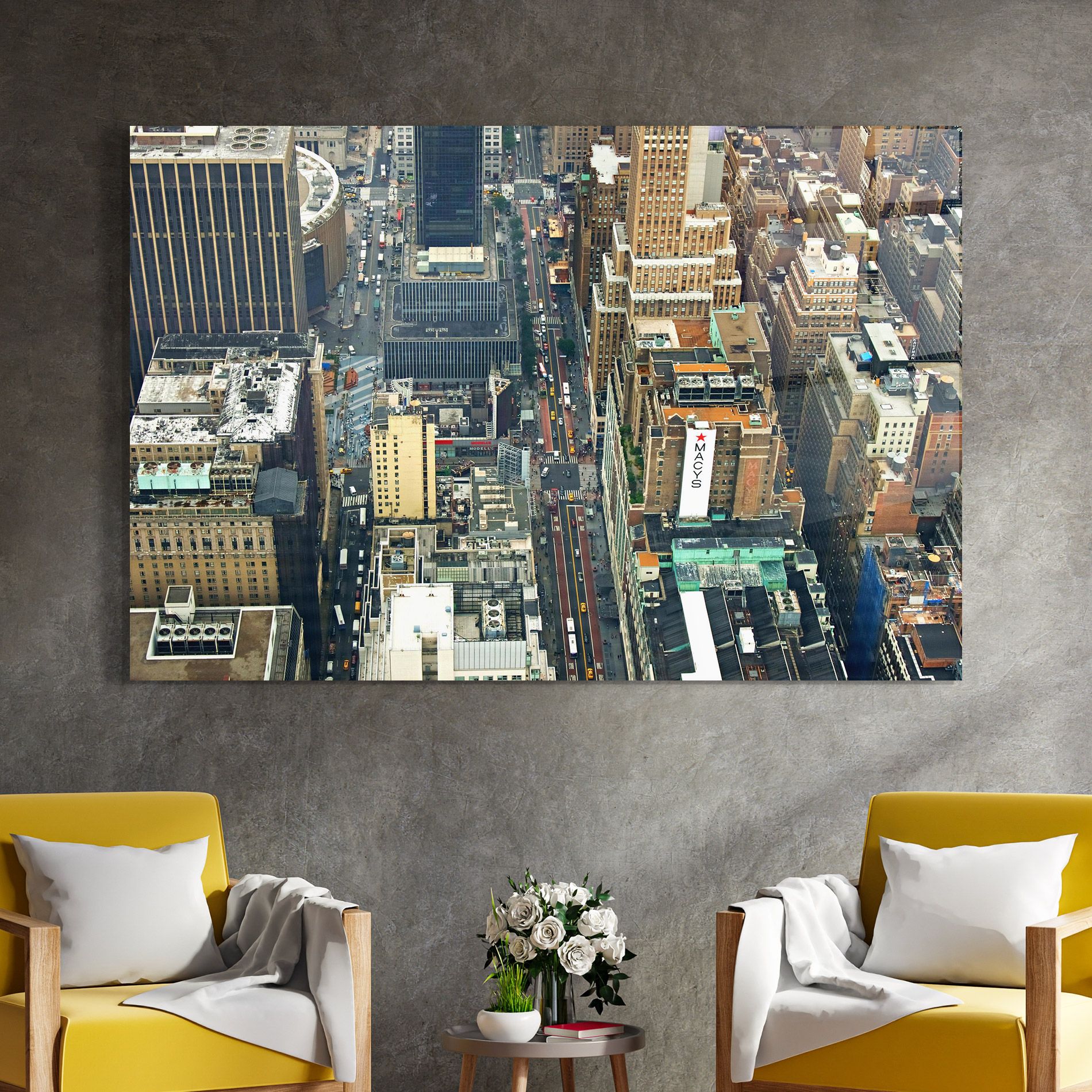 Cream Tall Building mockup 4