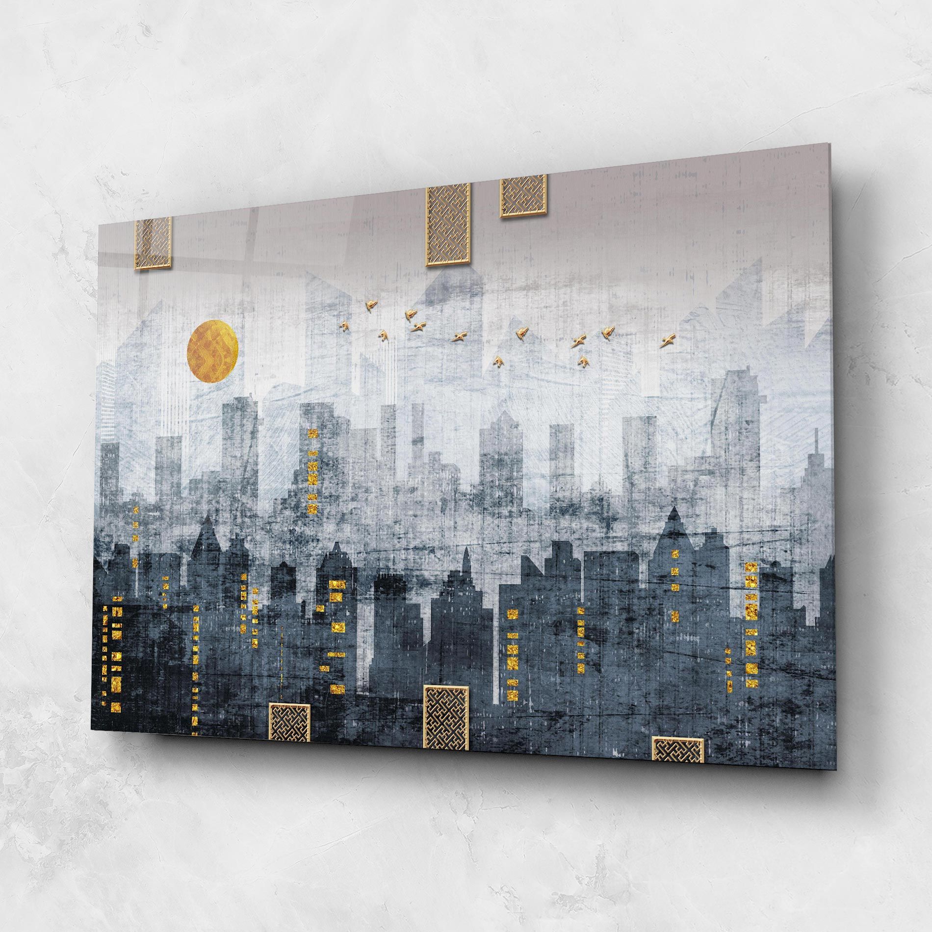 Golden Cityscape mockup 1