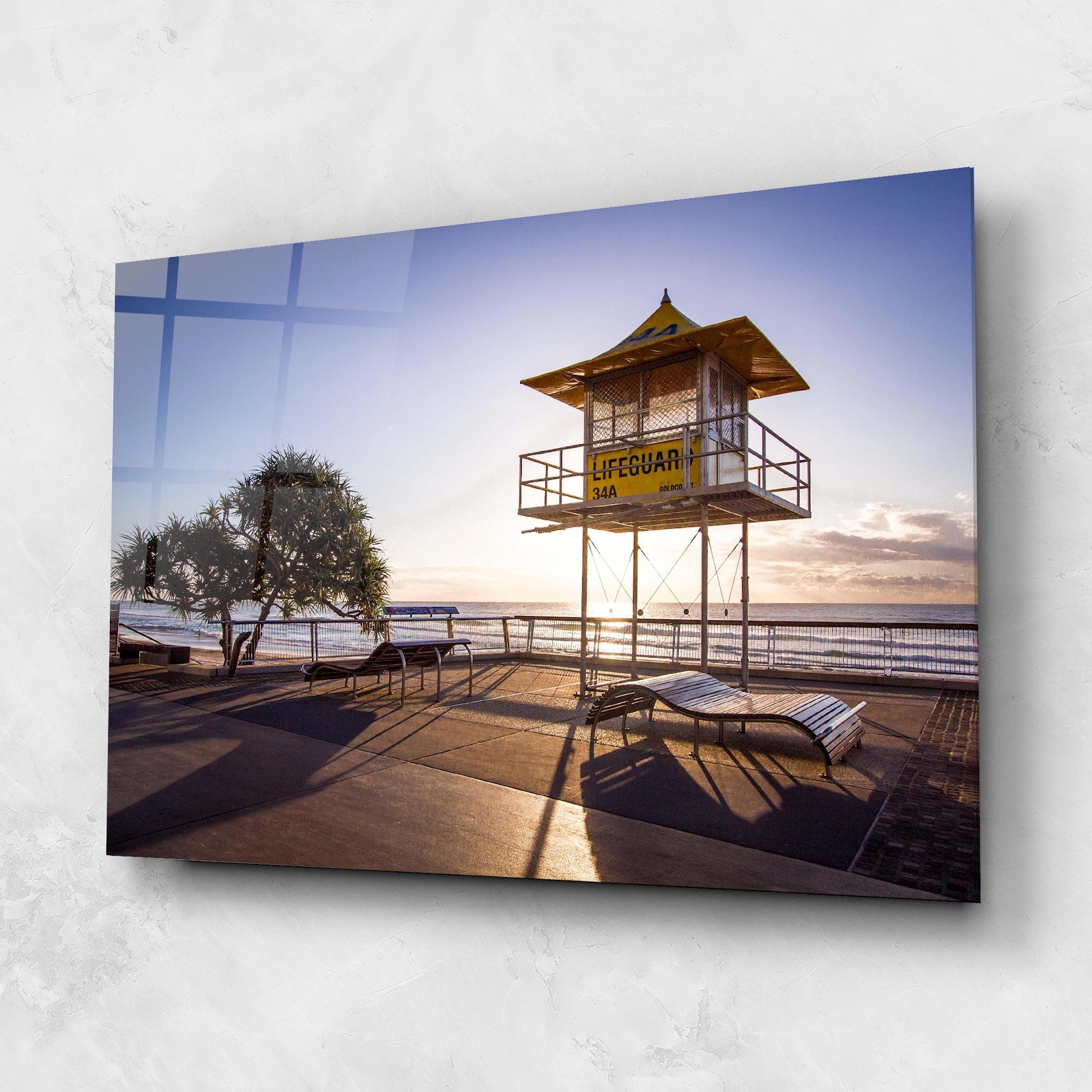 Üvegkép Sunny Building Day mockup 1