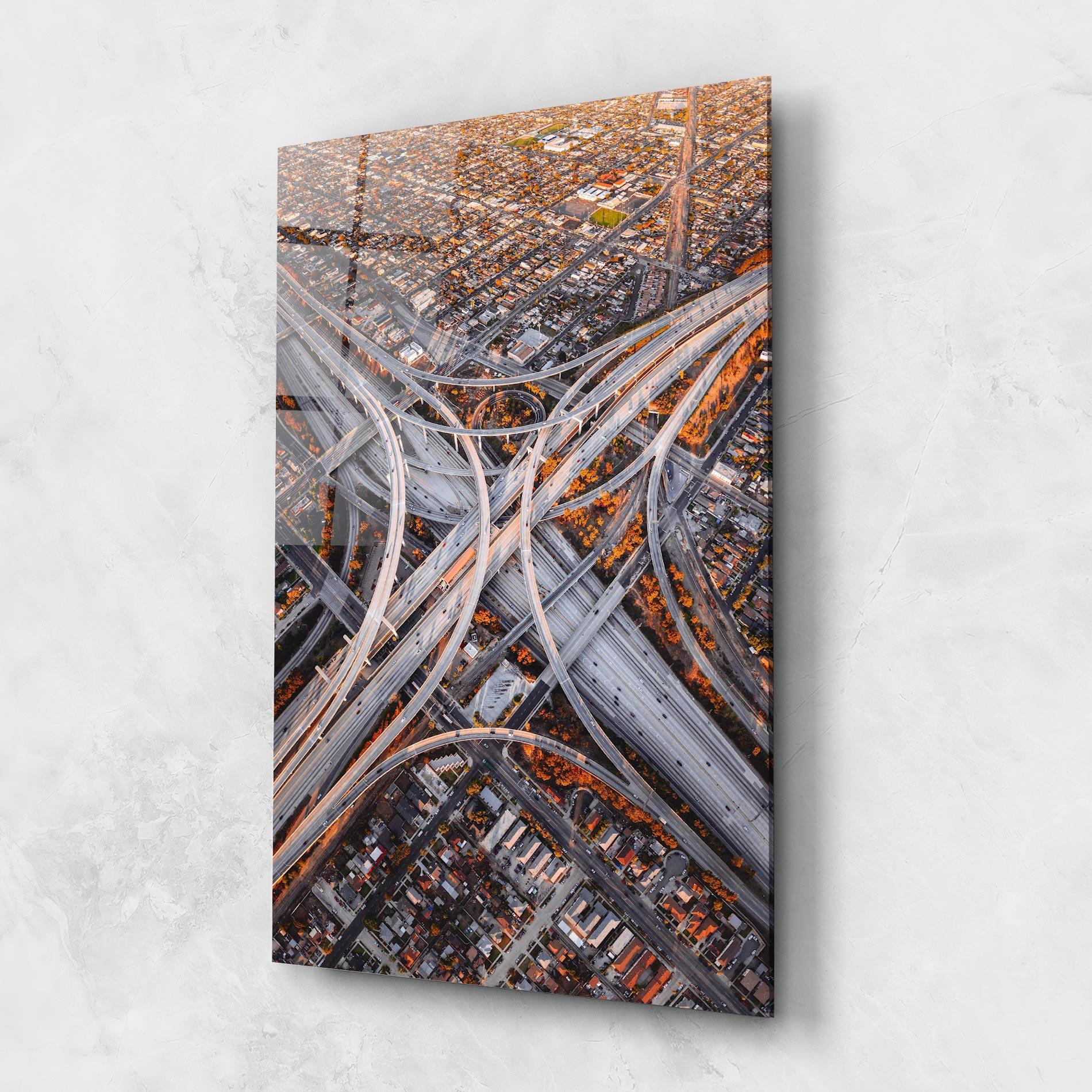 Üvegkép Big Road City mockup 1