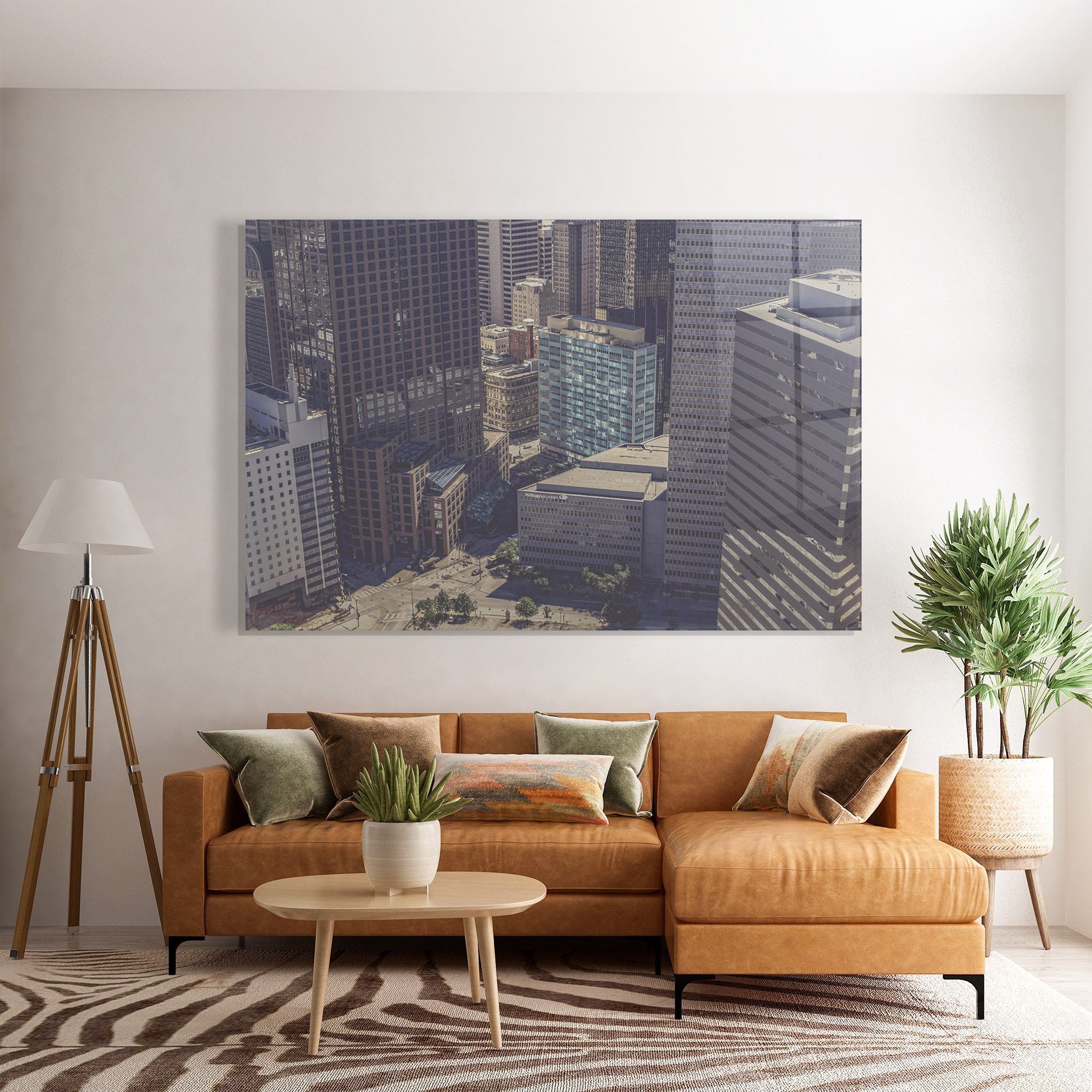 Cream Light Building mockup 7