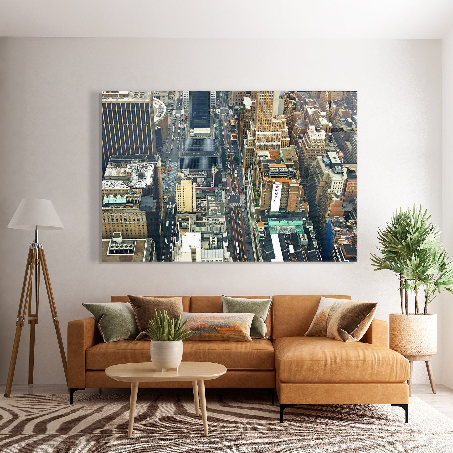 Cream Tall Building mockup 7