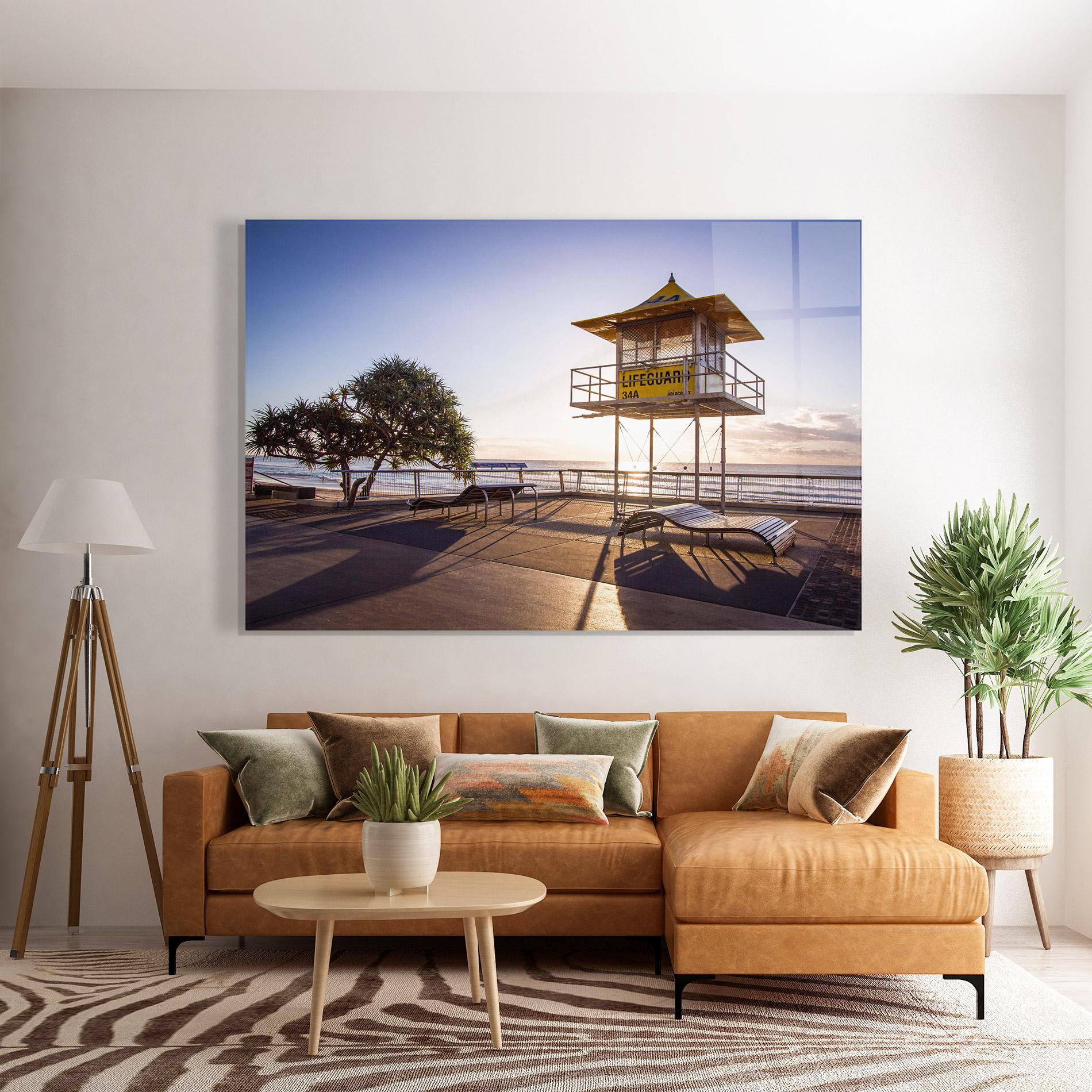 Üvegkép Sunny Building Day mockup 7