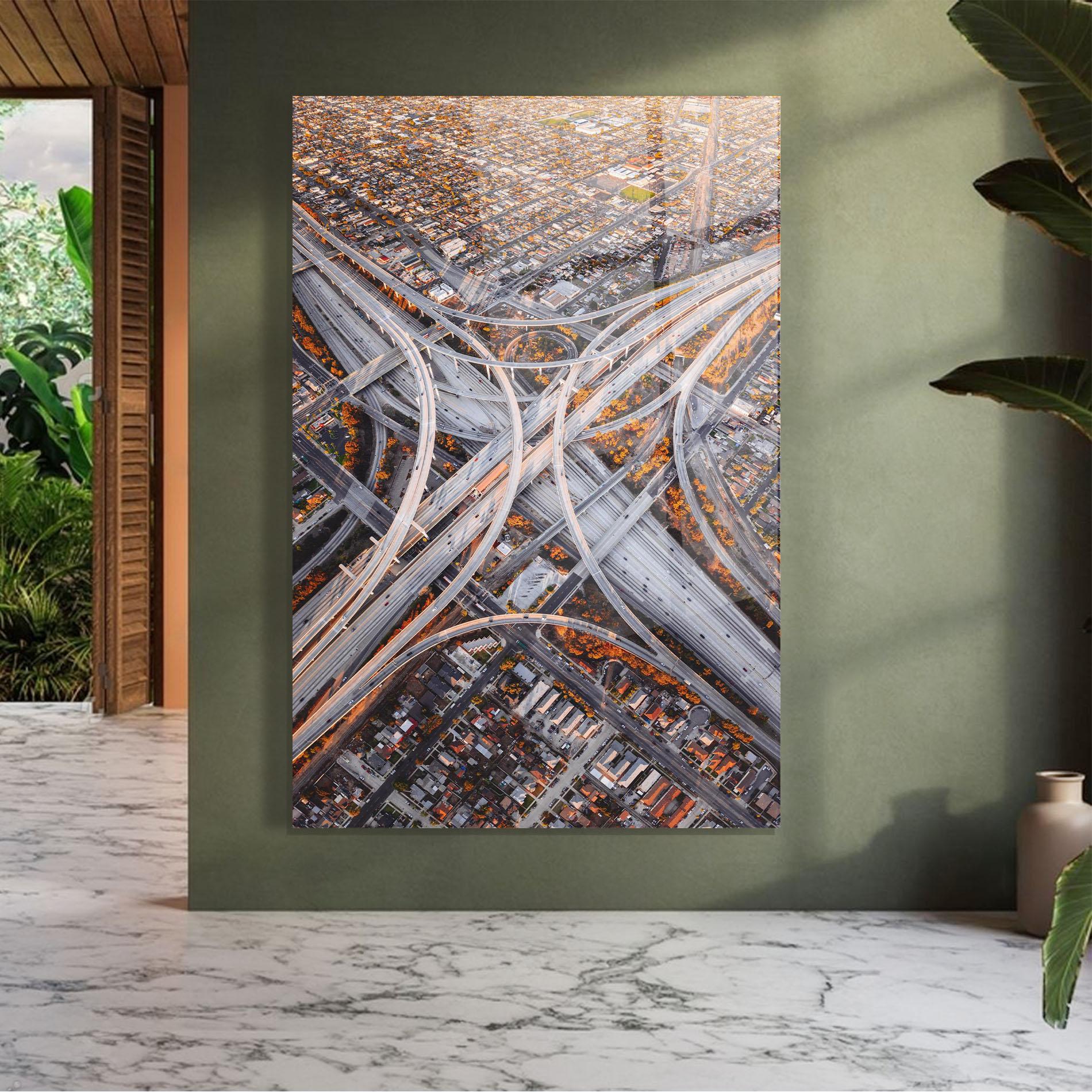 Üvegkép Big Road City mockup 7