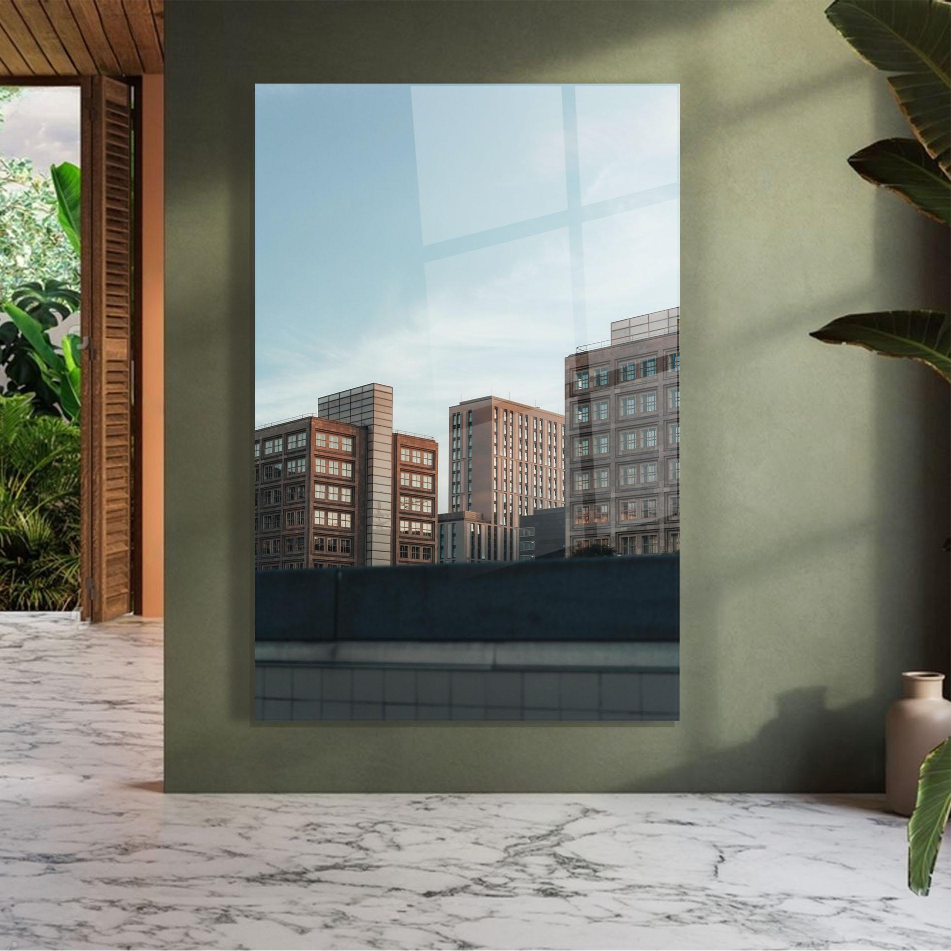 Üvegkép Daylight Building mockup 7