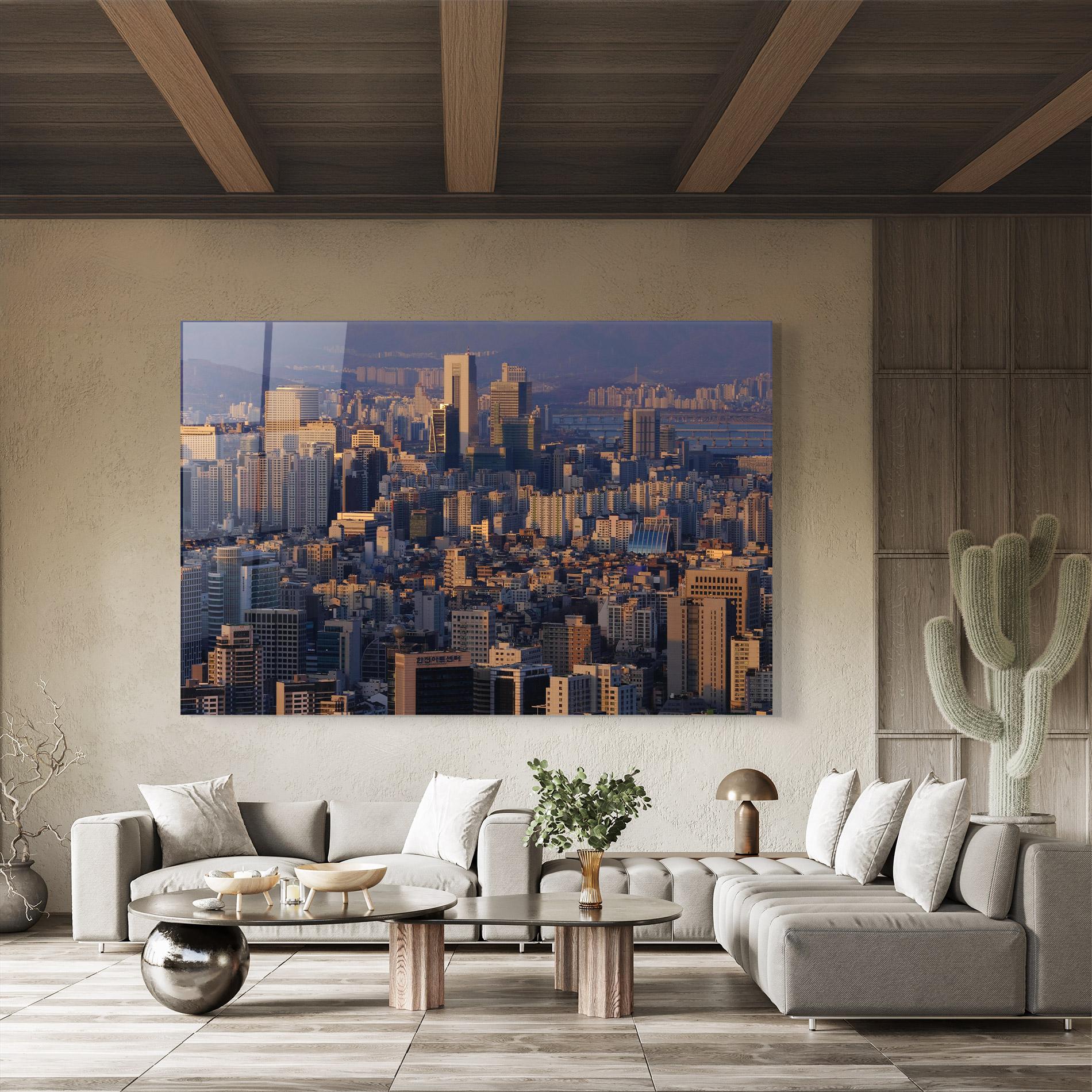 Üvegkép Big City mockup 8