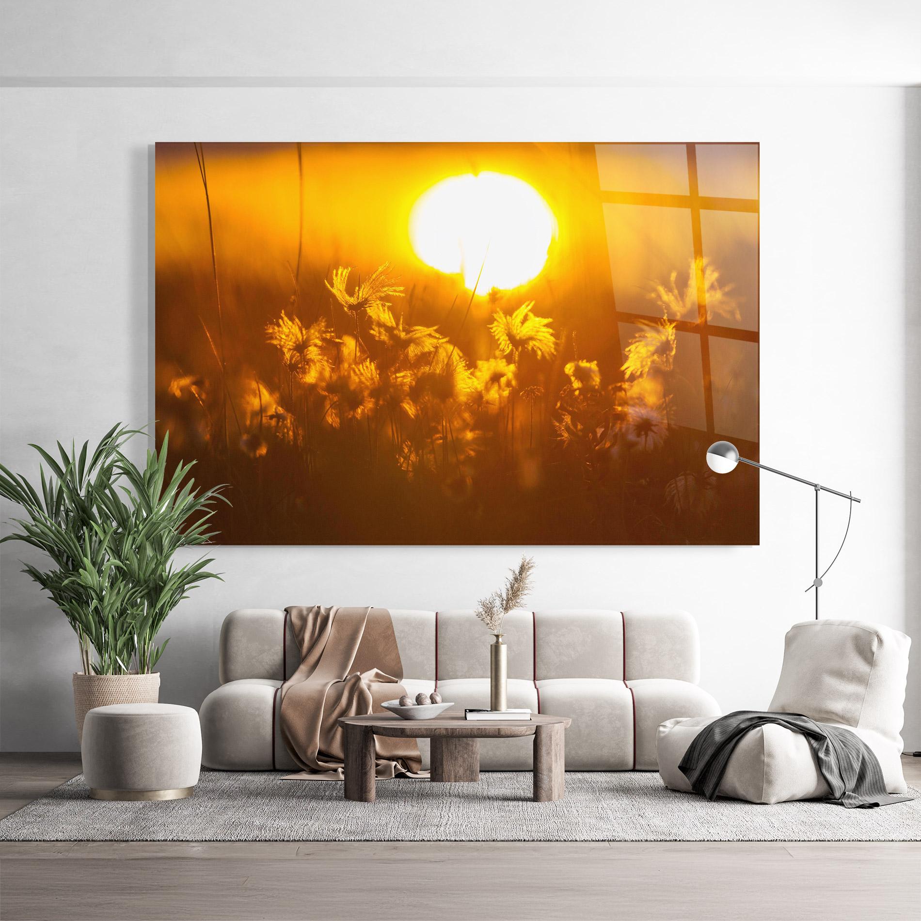Üvegkép Wildflowers mockup 9
