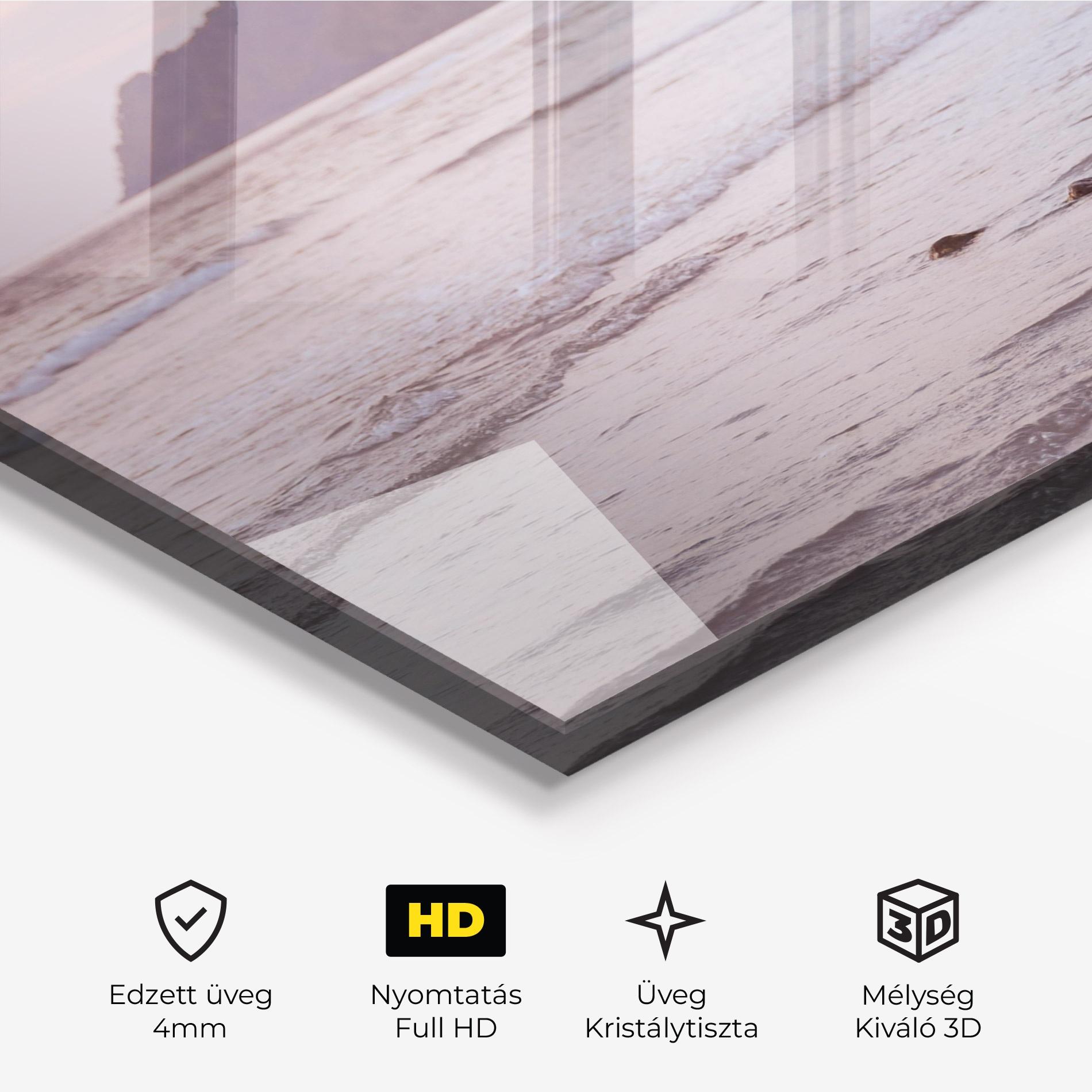 Üvegkép Beach Traveler mockup 3