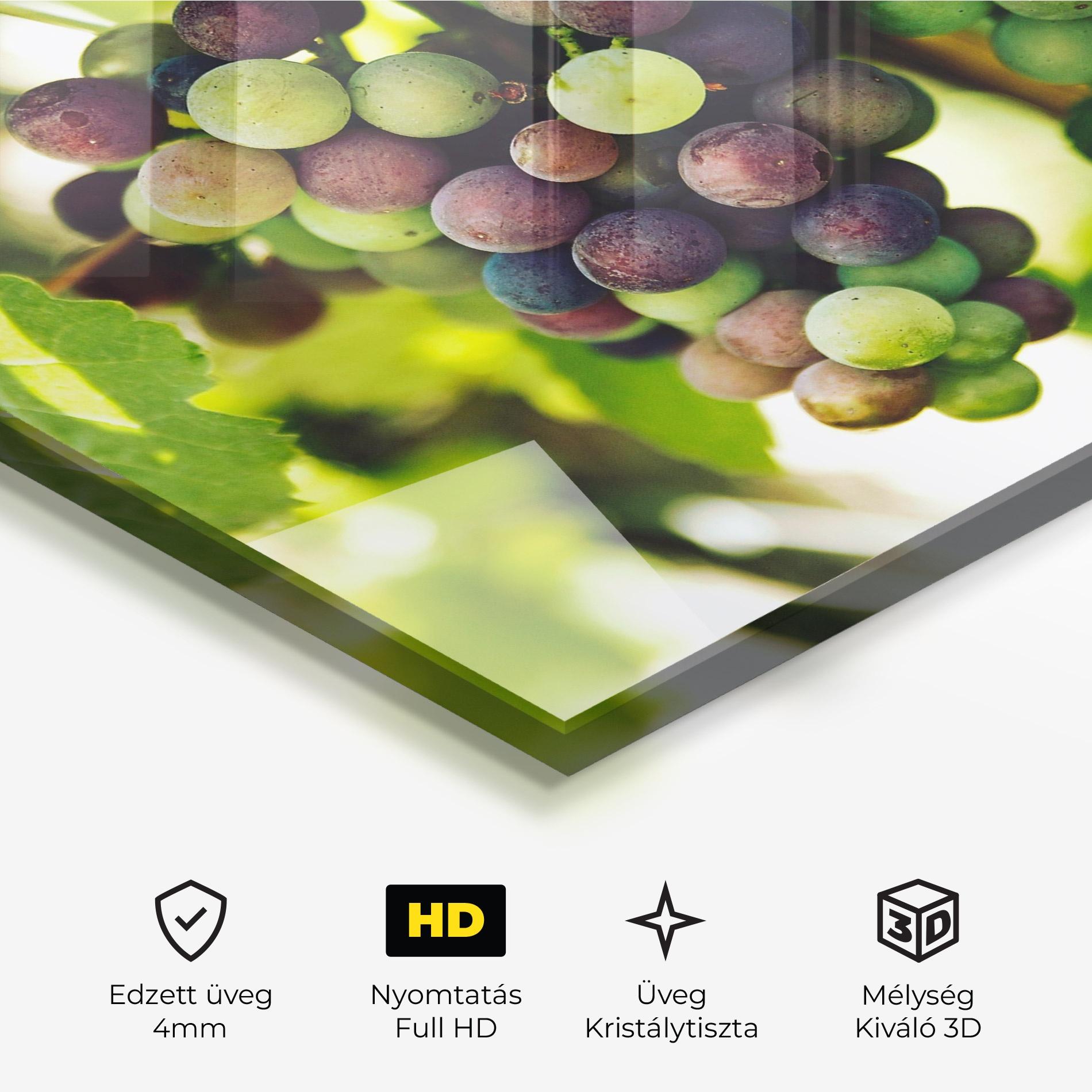 Üvegkép Green Grapes mockup 3