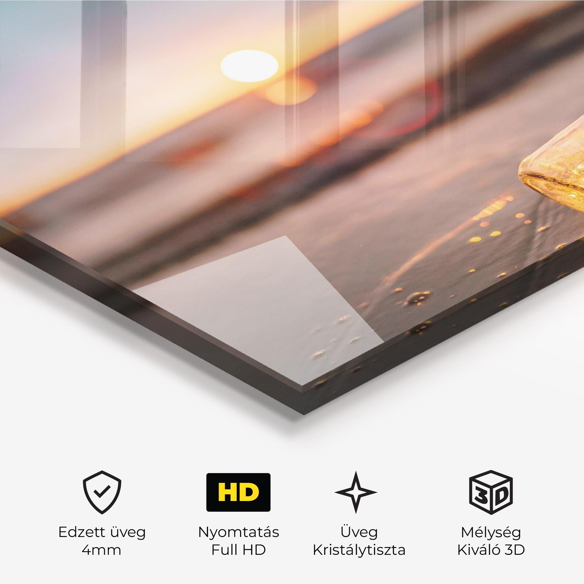 Üvegkép Jar With Lights mockup 3