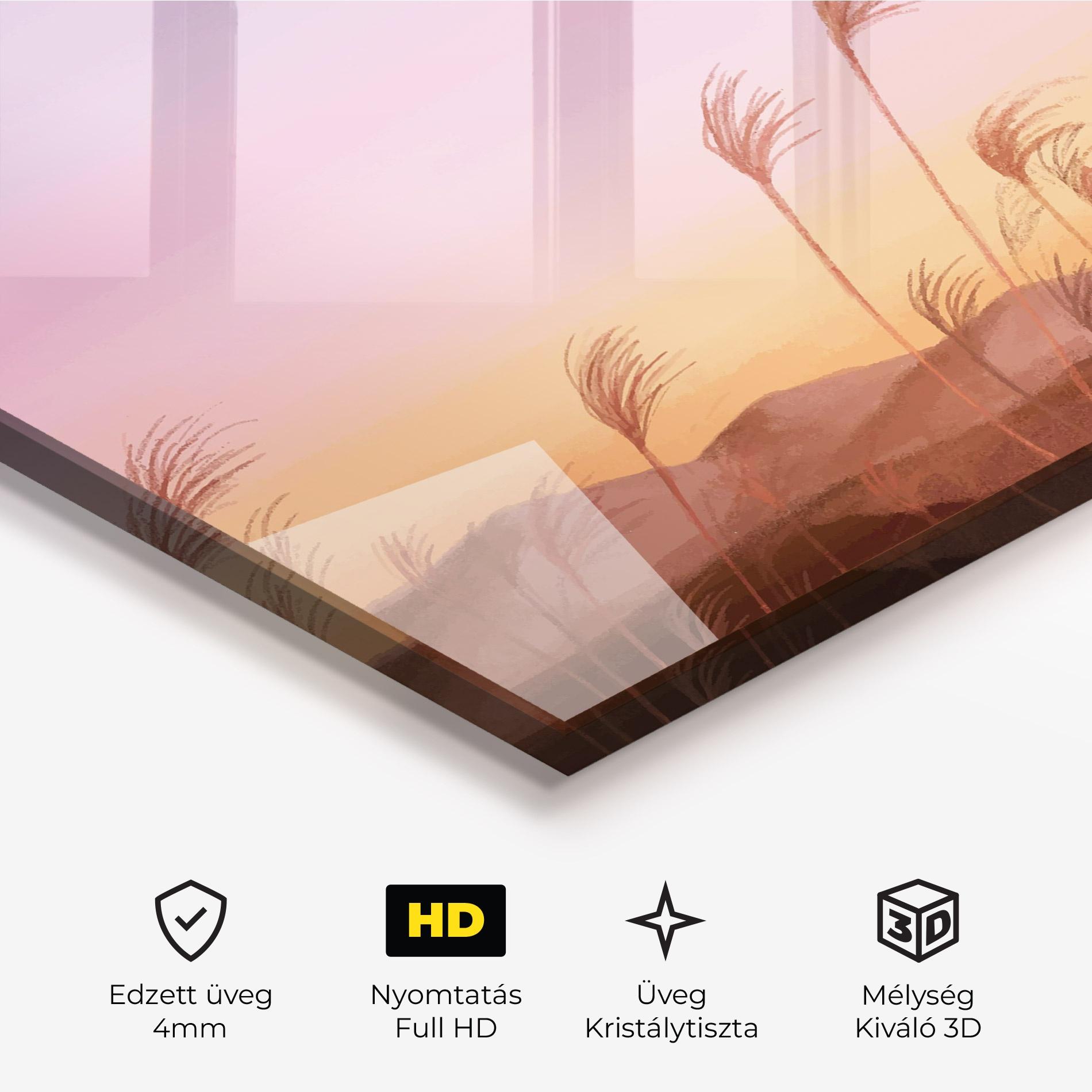 Üvegkép Small Moon mockup 3