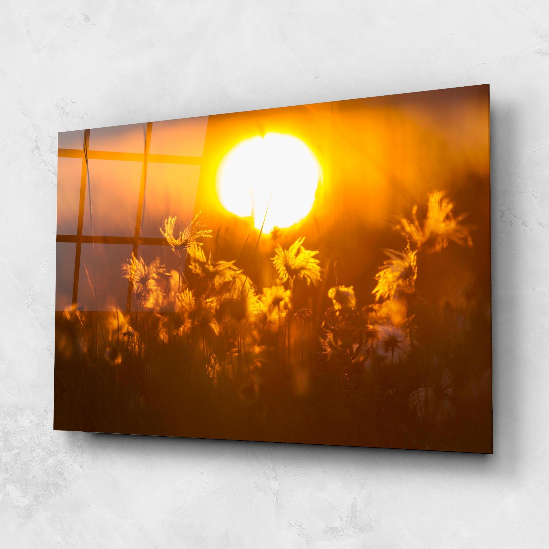 Üvegkép Wildflowers mockup 1