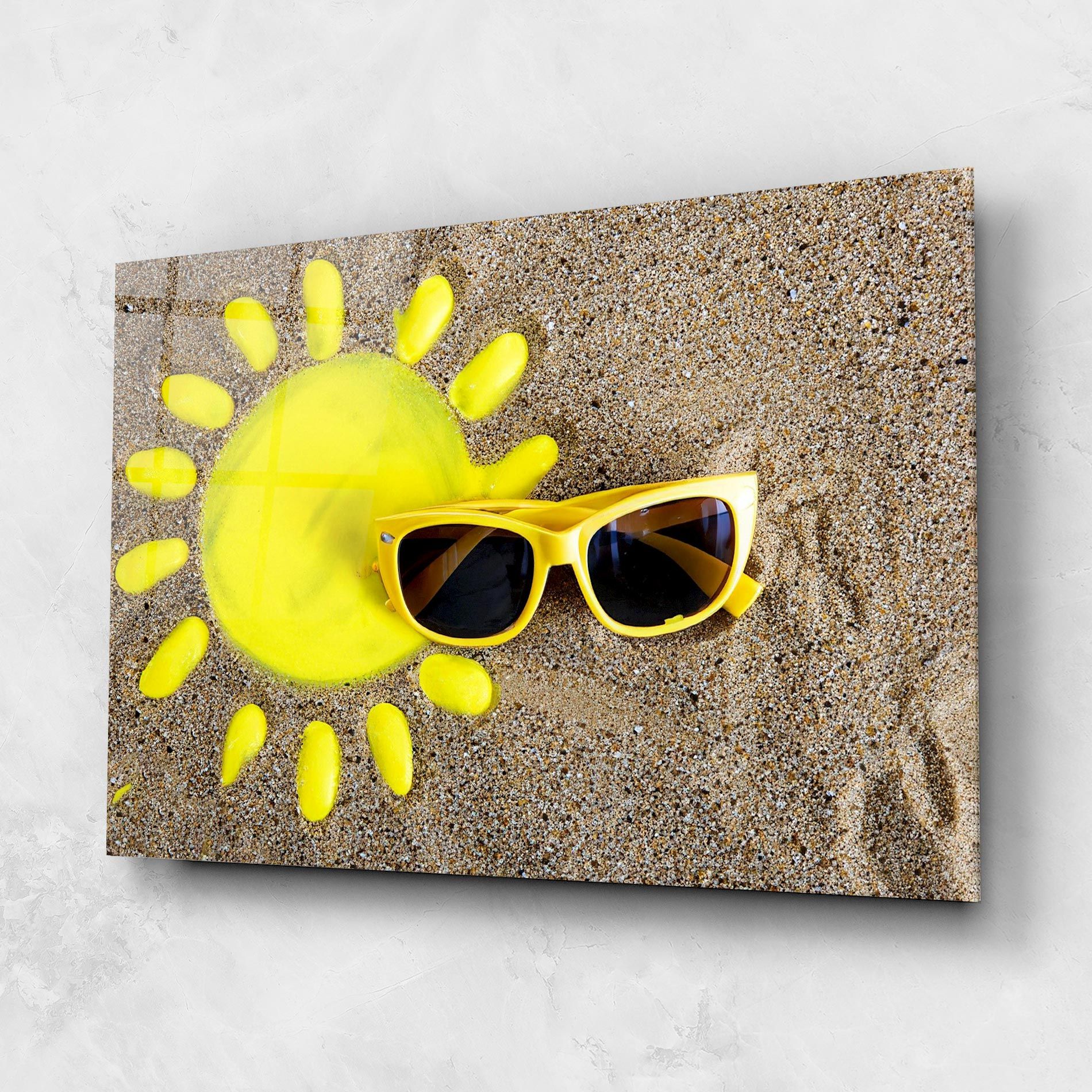 Yellow Summer Glasses mockup 1