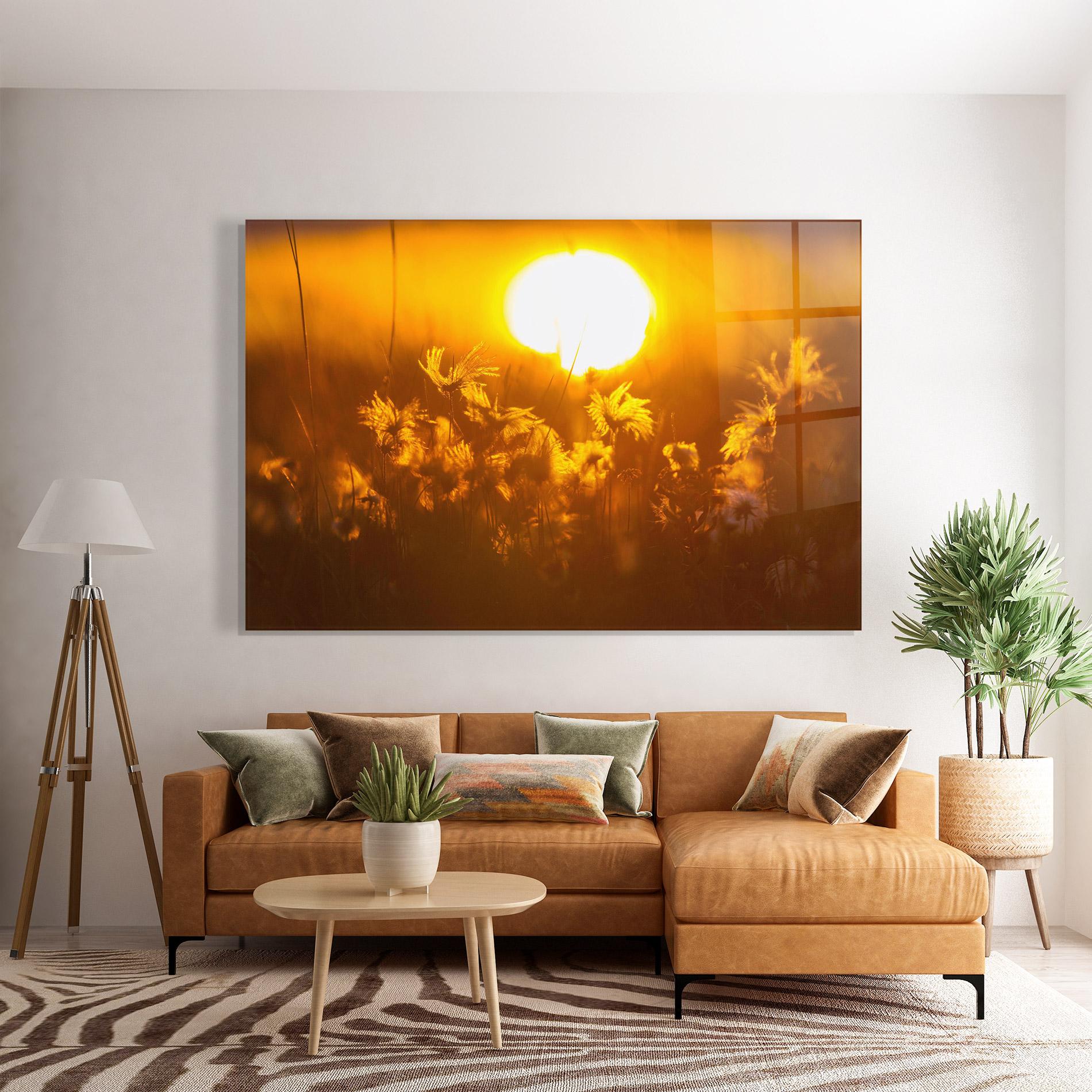 Üvegkép Wildflowers mockup 7