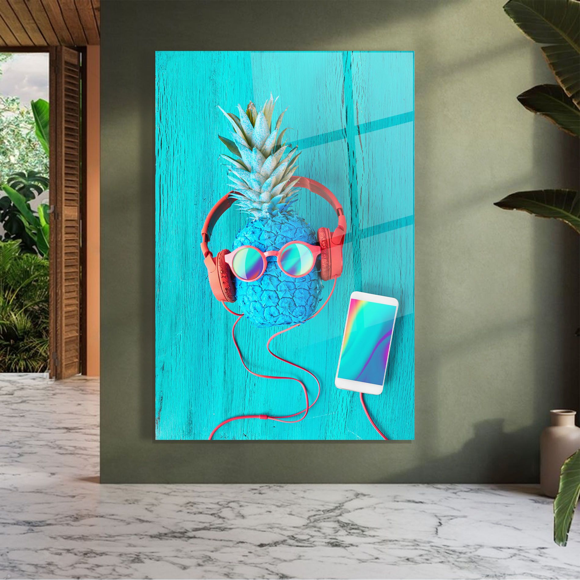 Blue Pineapple mockup 7