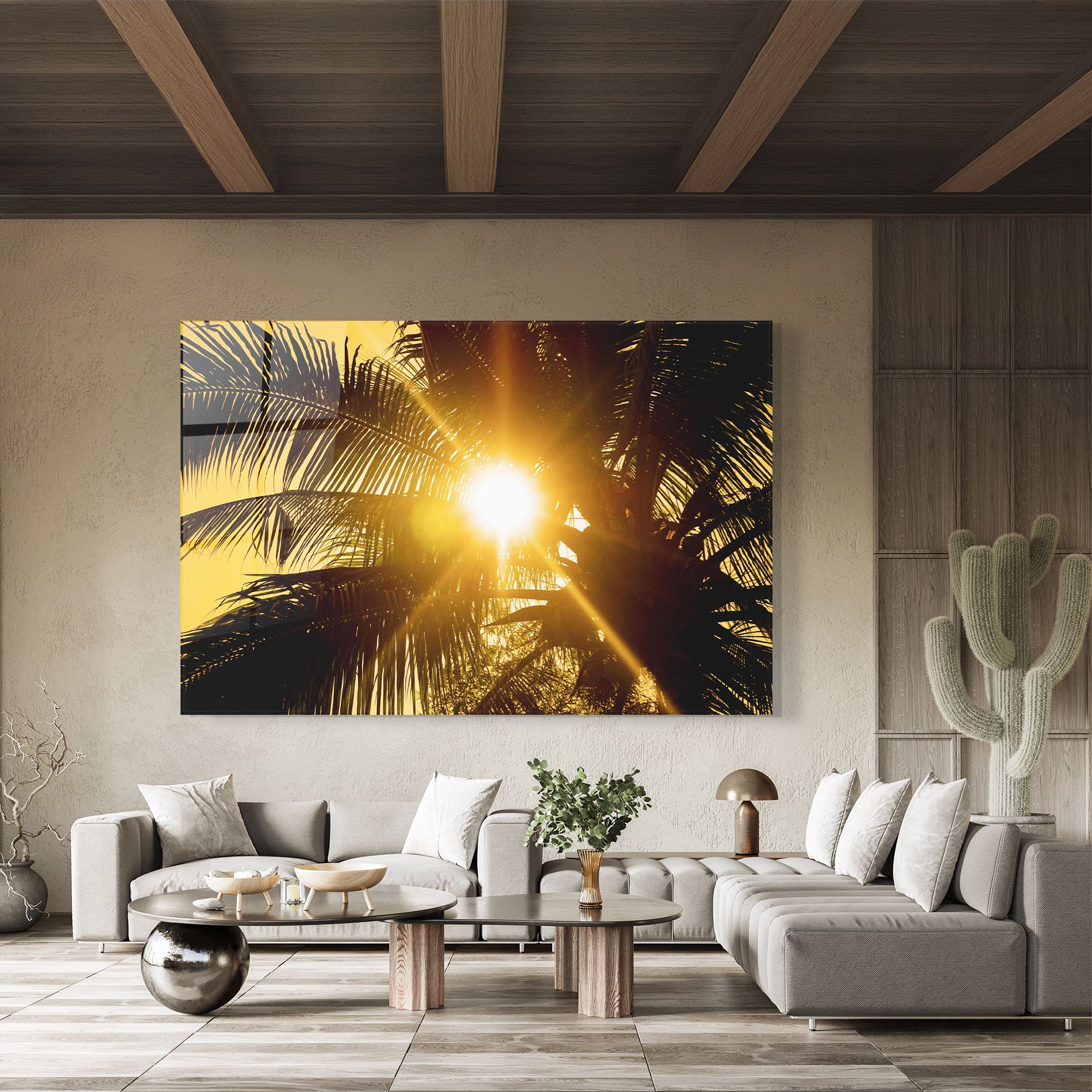 Palm Trees Sun mockup 8