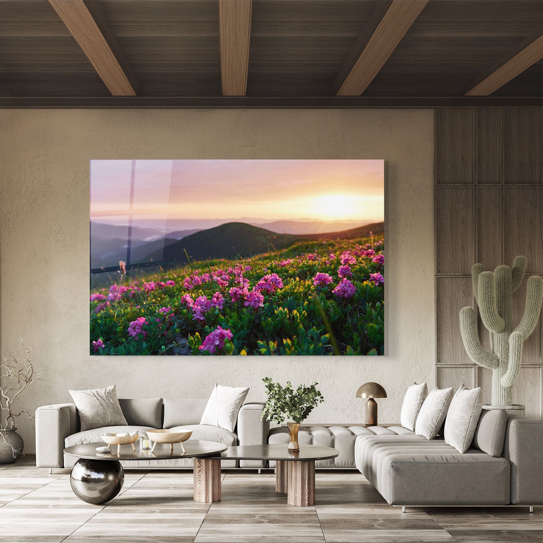 Purple Summer Flowers mockup 8