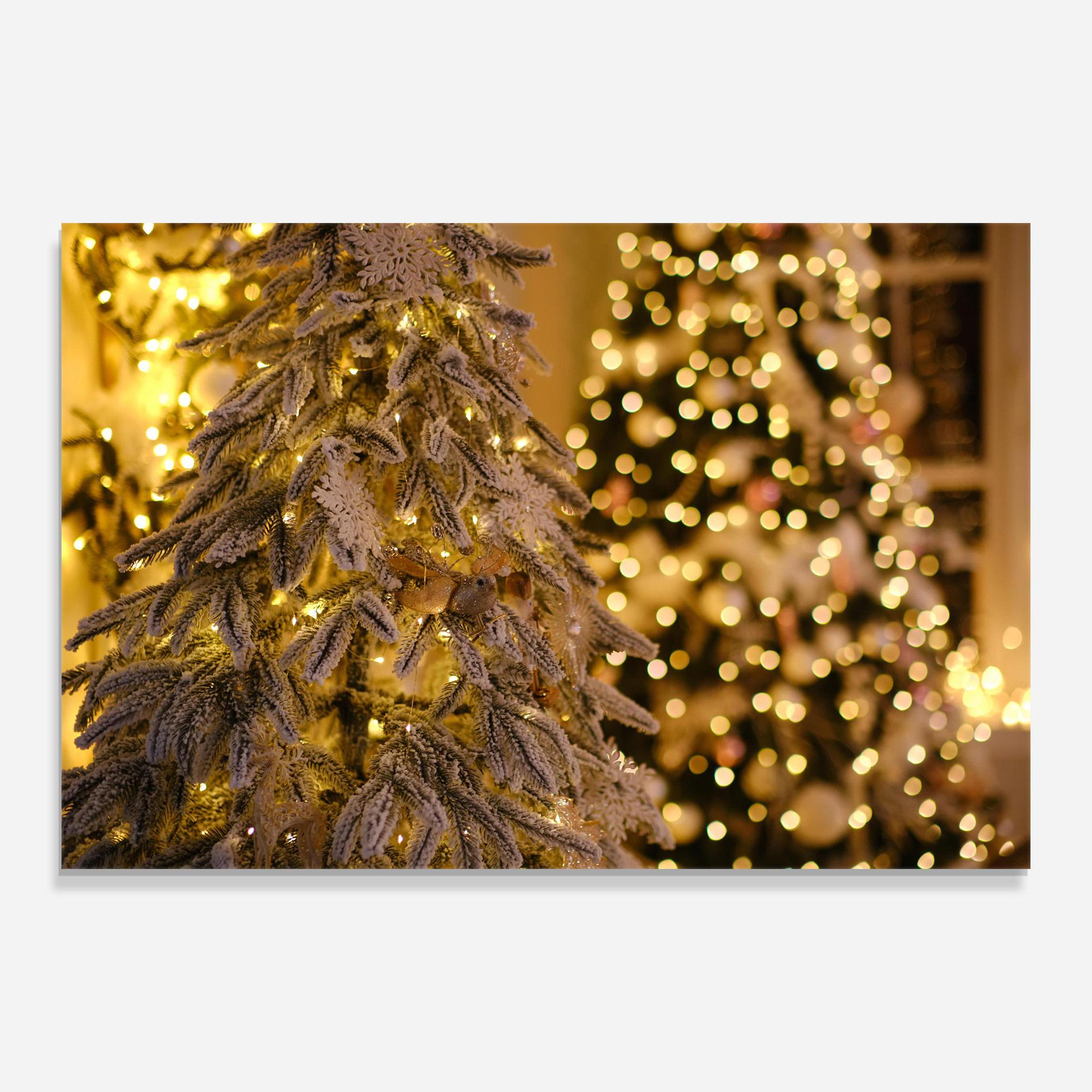 Üvegkép Beautiful Christmas Lights mockup 0