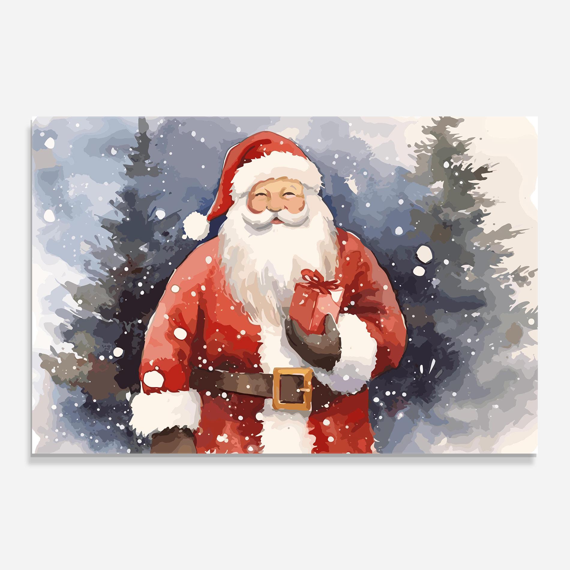 Üvegkép Holding Gift mockup 0