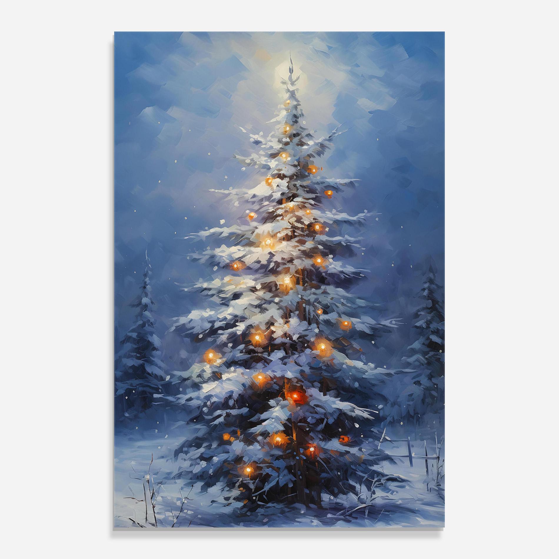 Üvegkép Tall Slender Tree mockup 0