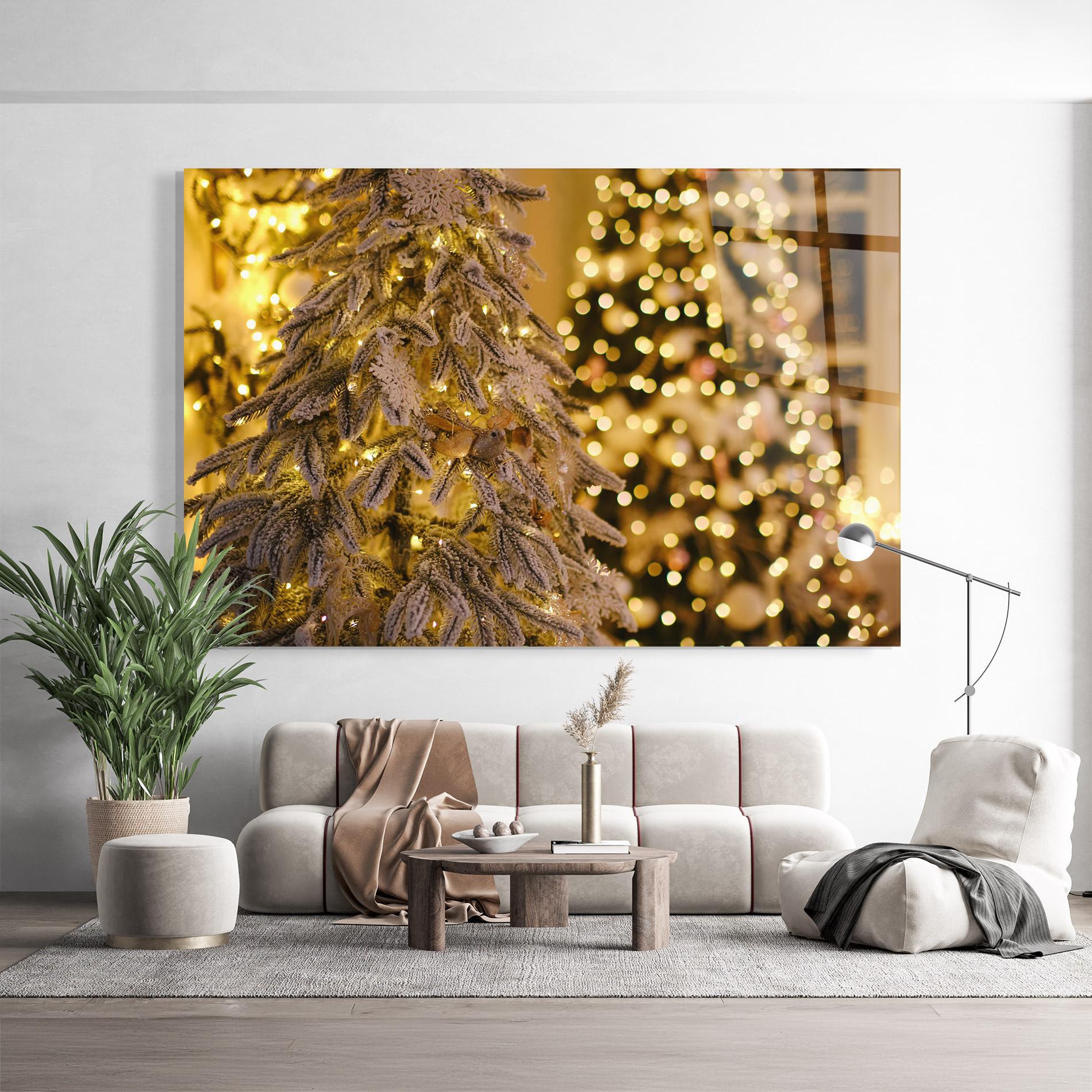 Üvegkép Beautiful Christmas Lights mockup 9