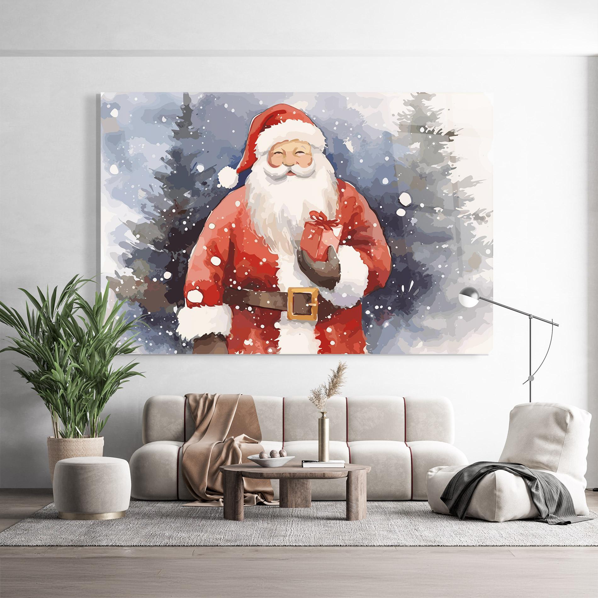 Üvegkép Holding Gift mockup 9