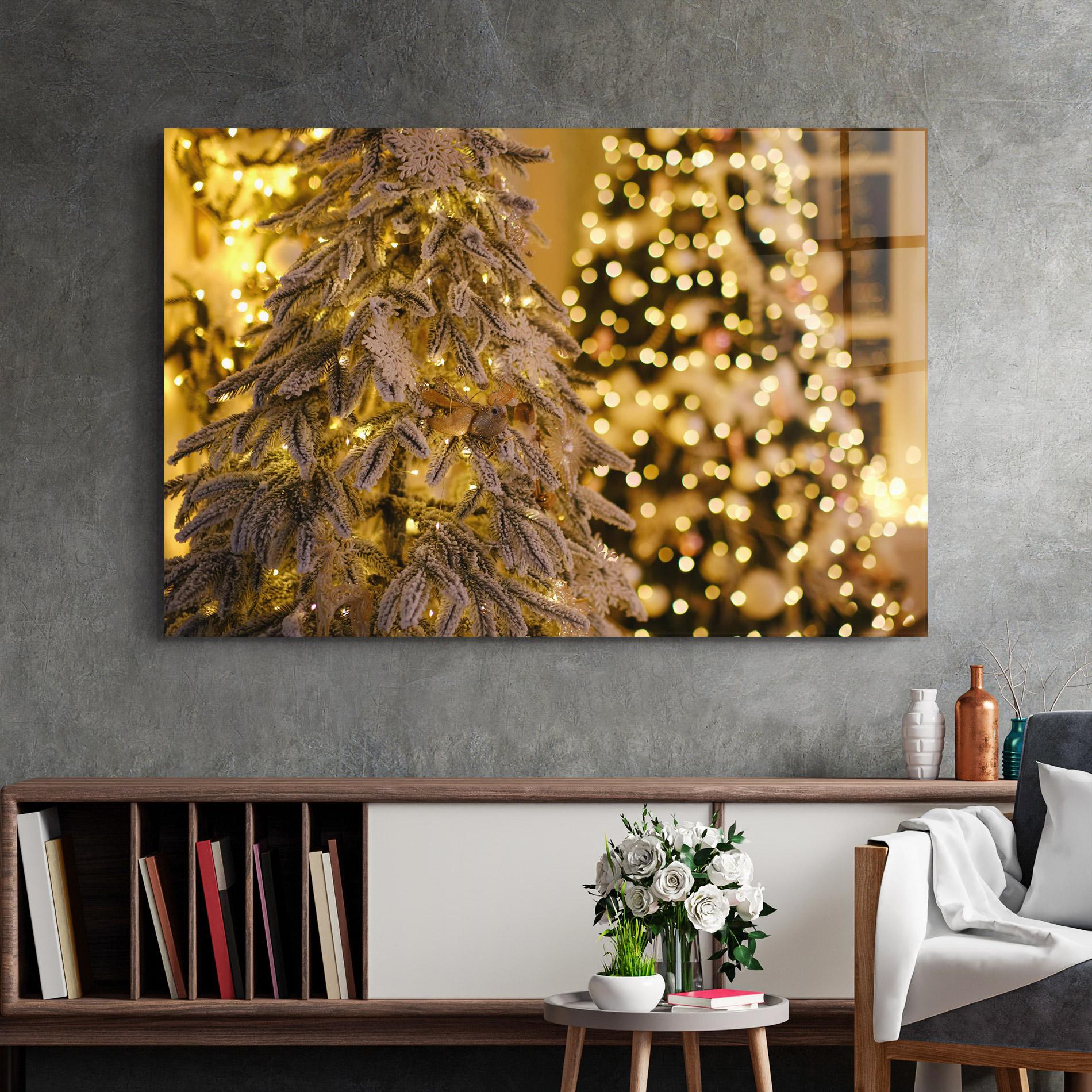 Üvegkép Beautiful Christmas Lights mockup 2