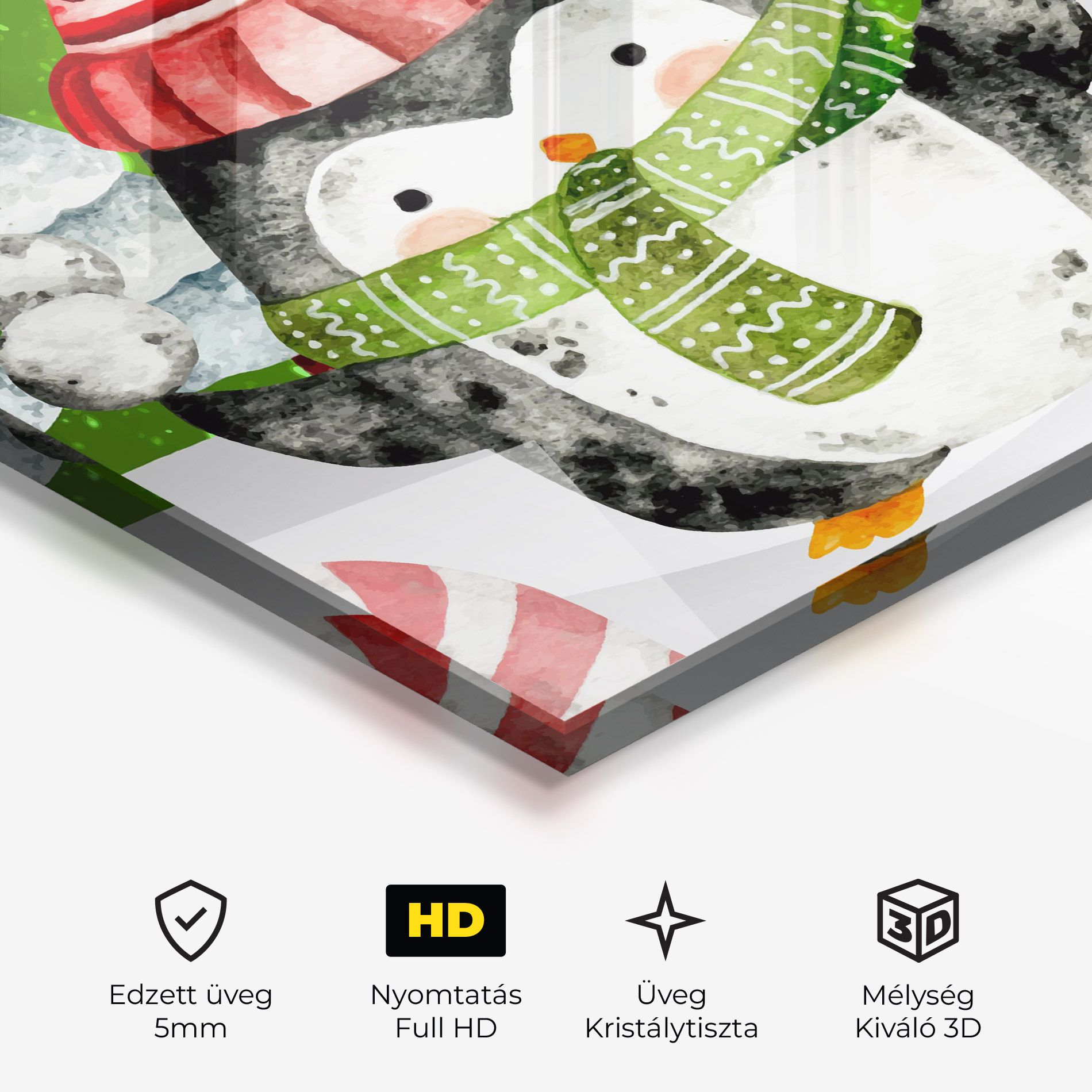 Green Pinguin mockup 3