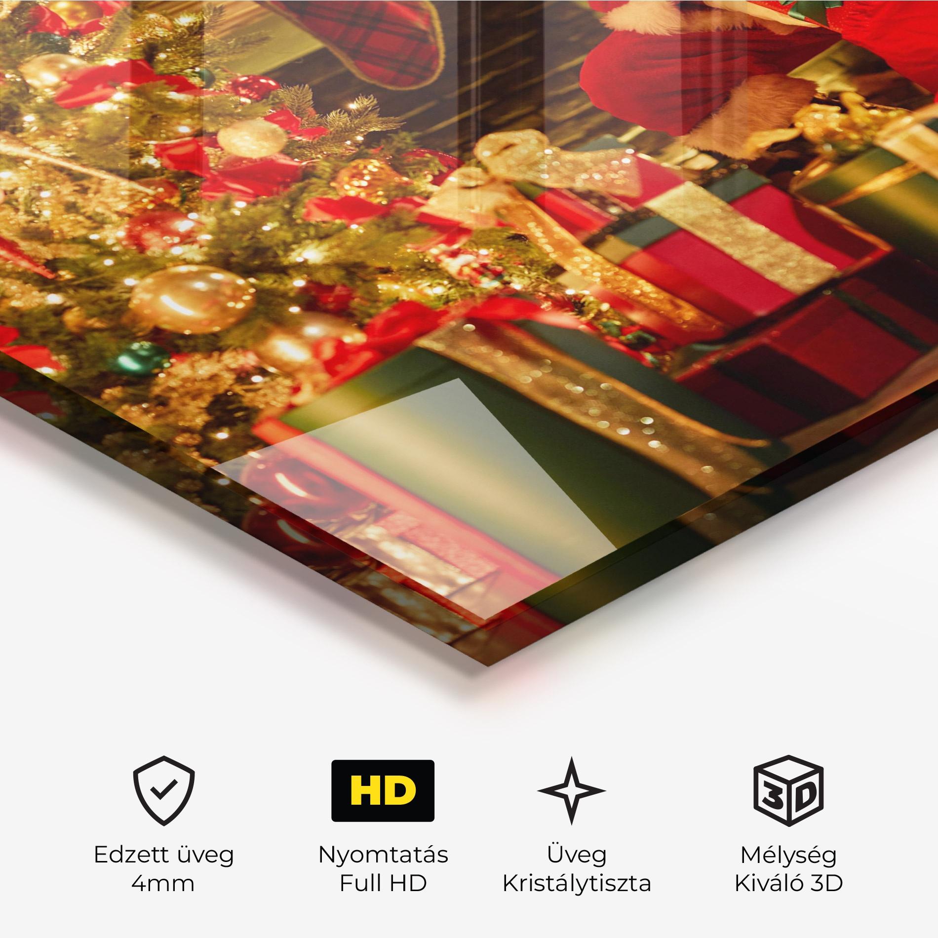 Üvegkép Presenting Gifts mockup 3