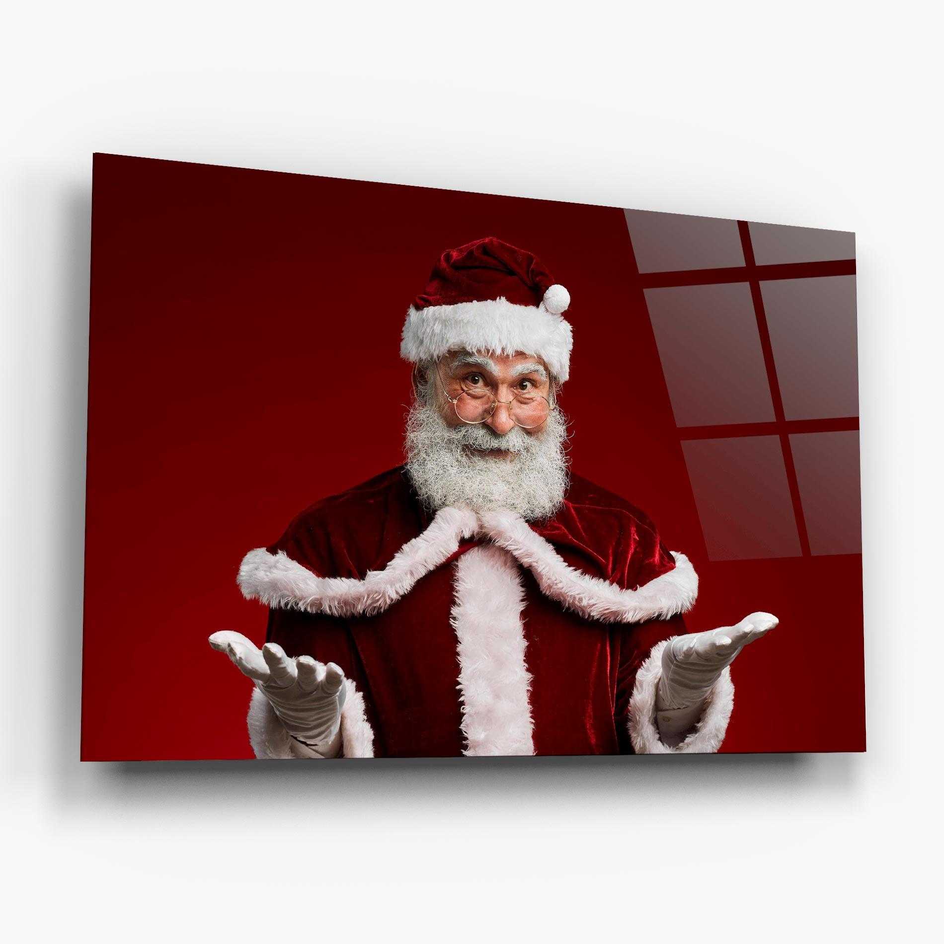 Üvegkép Santa Welcoming You mockup 6