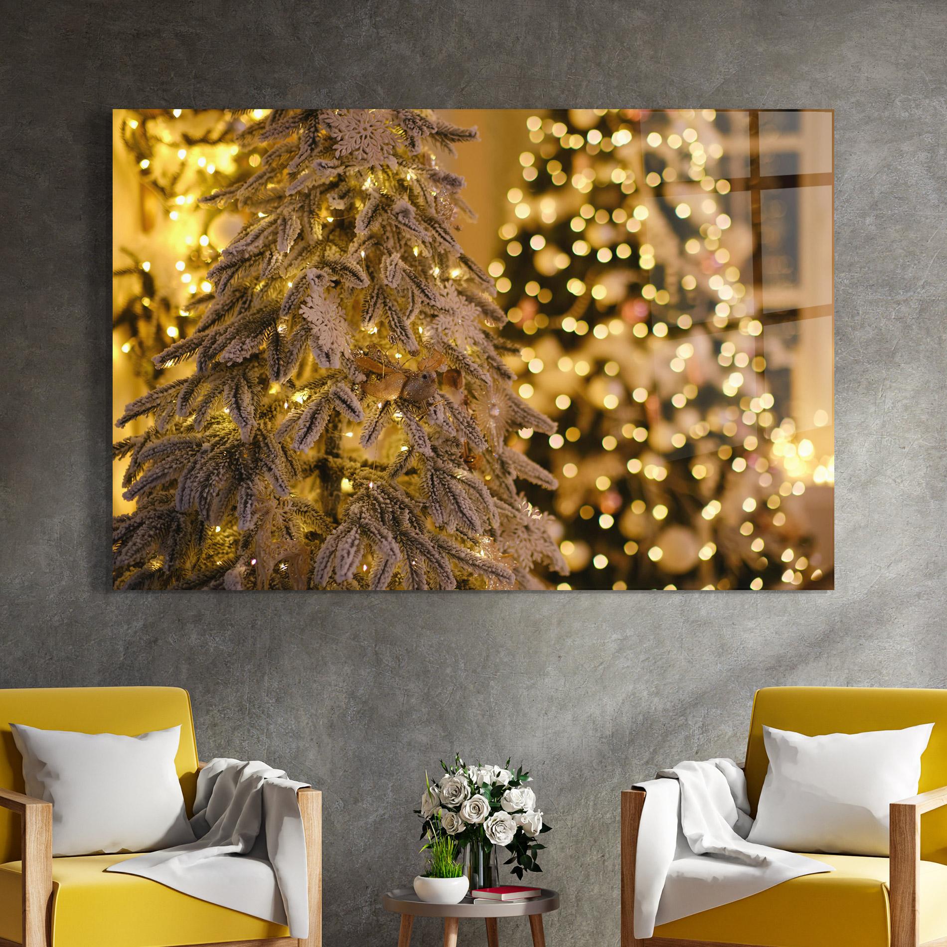 Üvegkép Beautiful Christmas Lights mockup 4