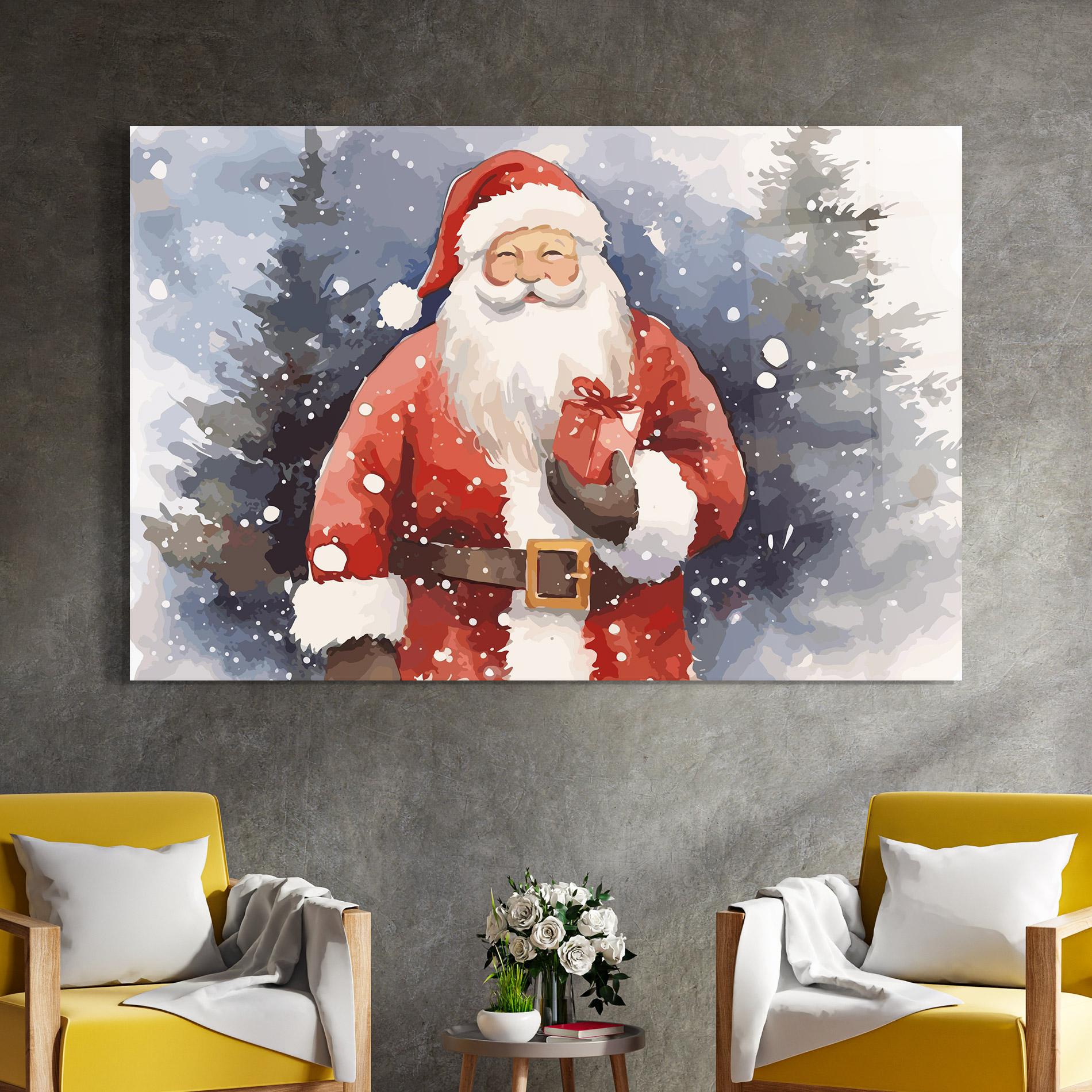 Üvegkép Holding Gift mockup 4