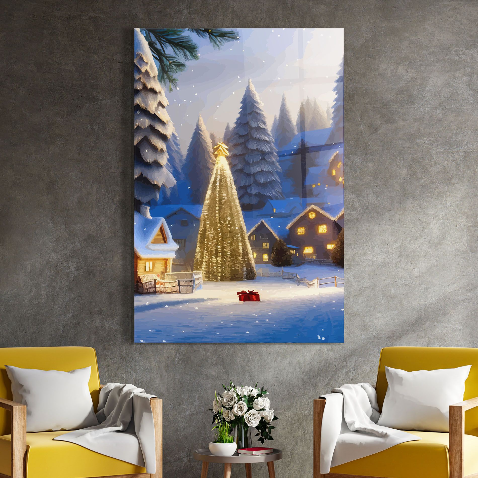 Fairy Tale Christmas House mockup 4