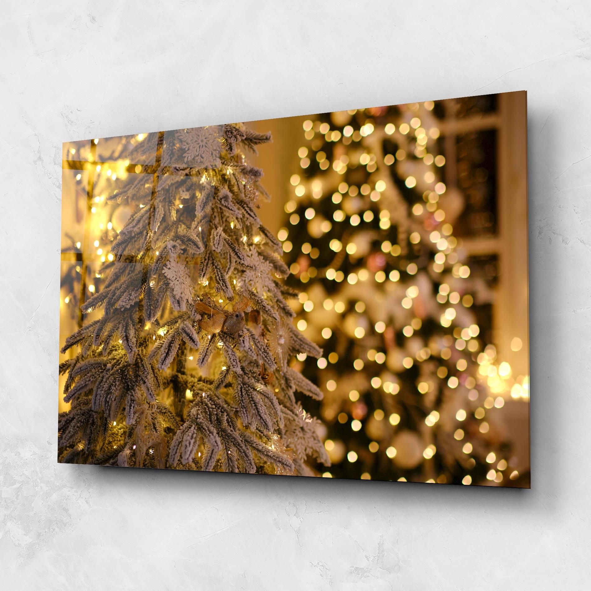 Üvegkép Beautiful Christmas Lights mockup 1