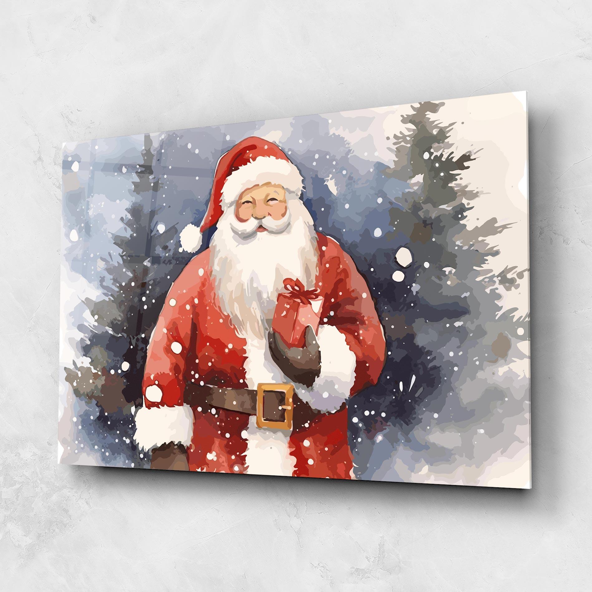 Üvegkép Holding Gift mockup 1